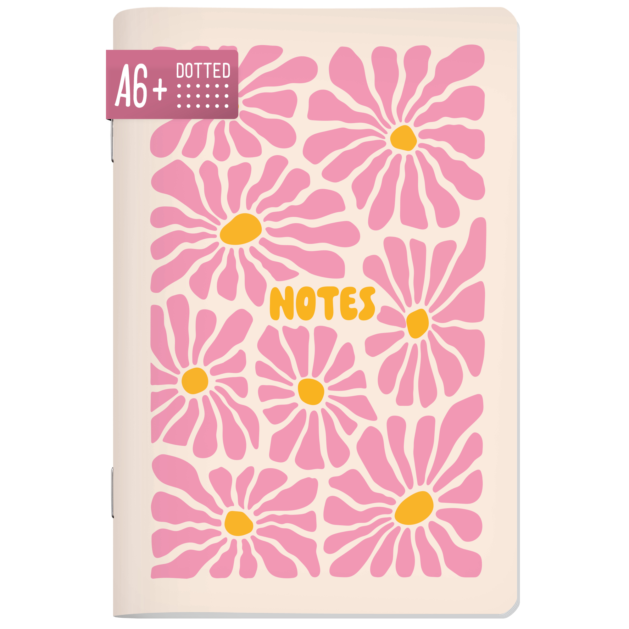 Artikelbild 1 des Artikels “paper&you Notizheft A6+ dotted [Pink Flowers] “