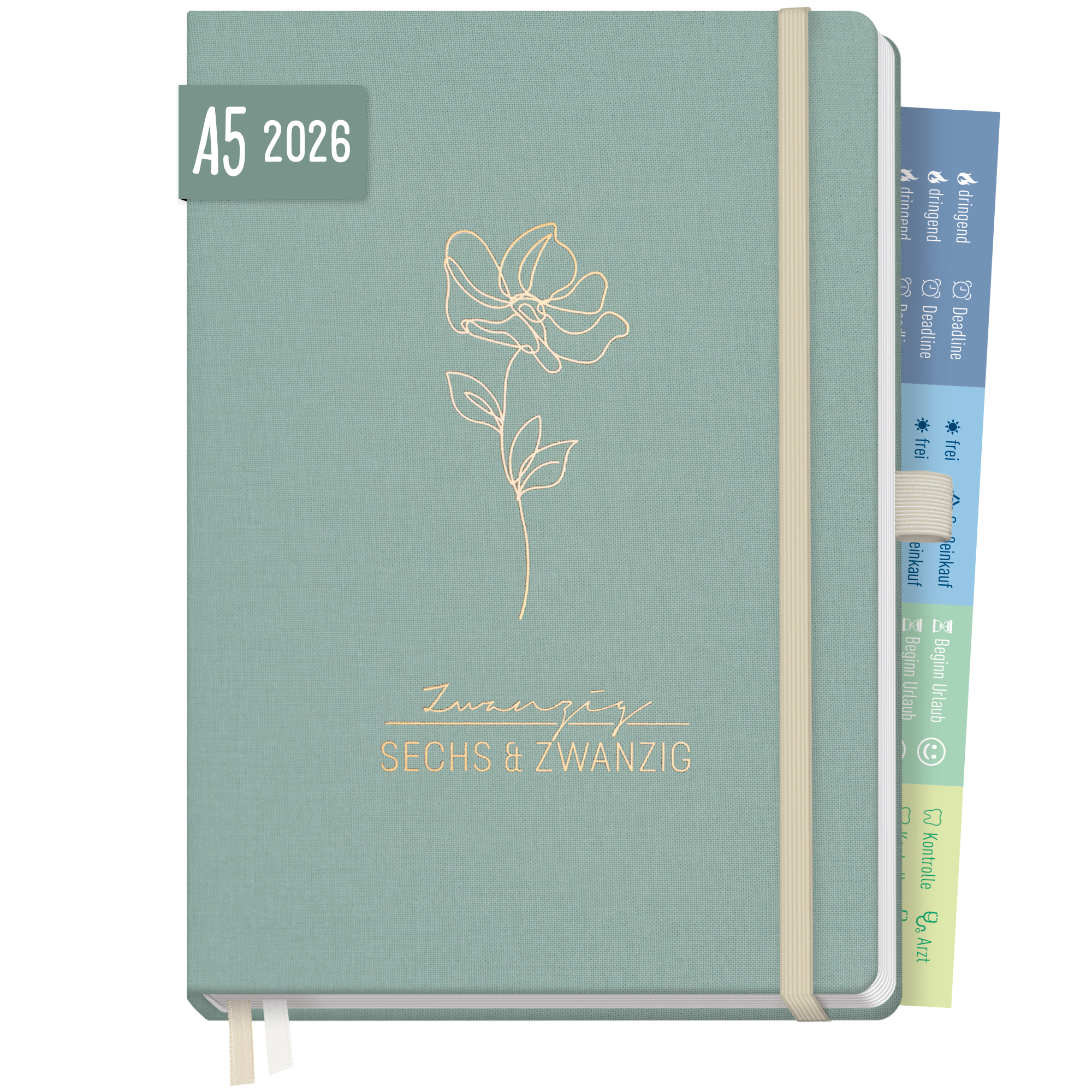 Artikelbild 1 des Artikels “Chäff-Timer Premium A5 2026 [Green Canvas] “