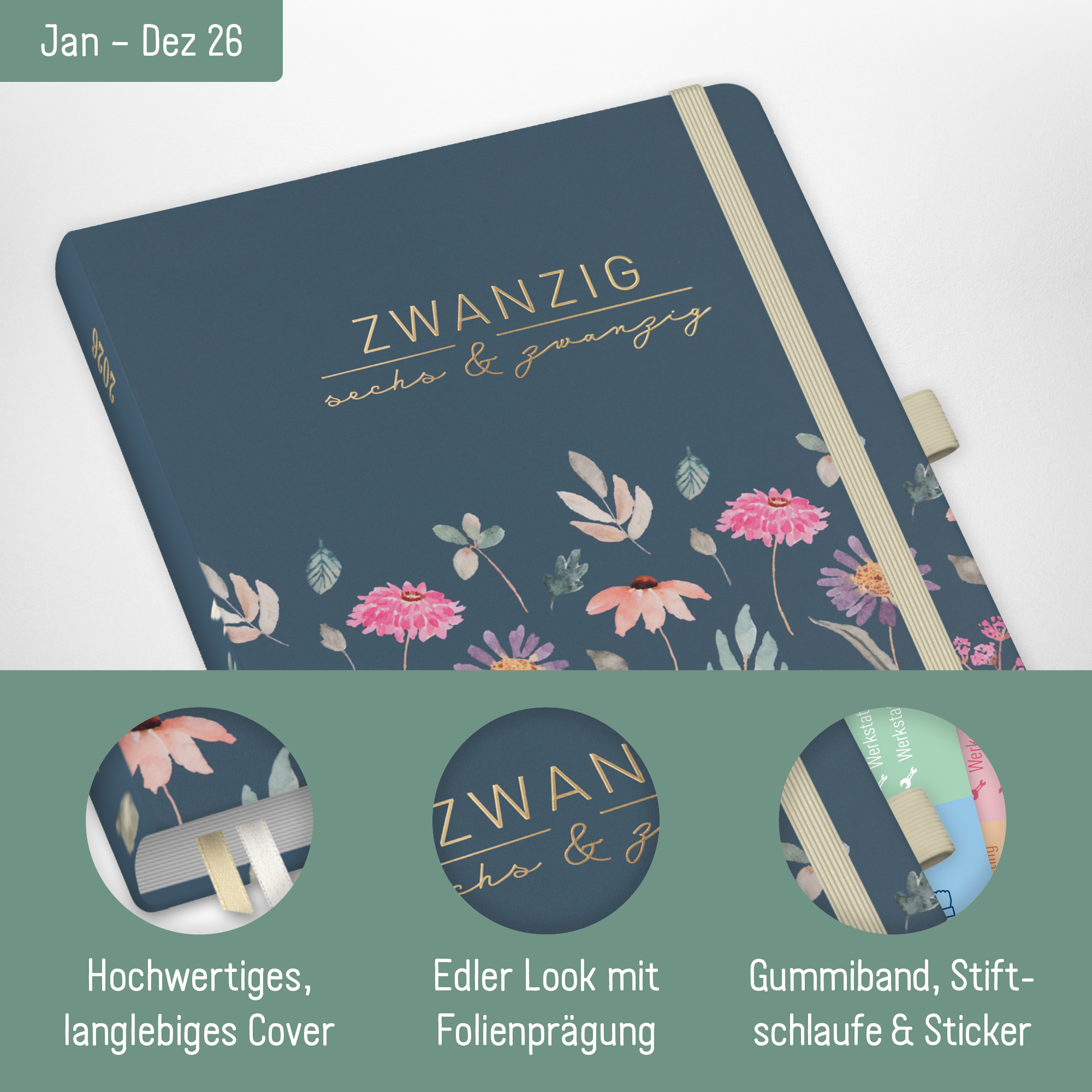 Artikelbild 2 des Artikels “Chäff-Timer Premium A5 2026 [Flying Flowers] “