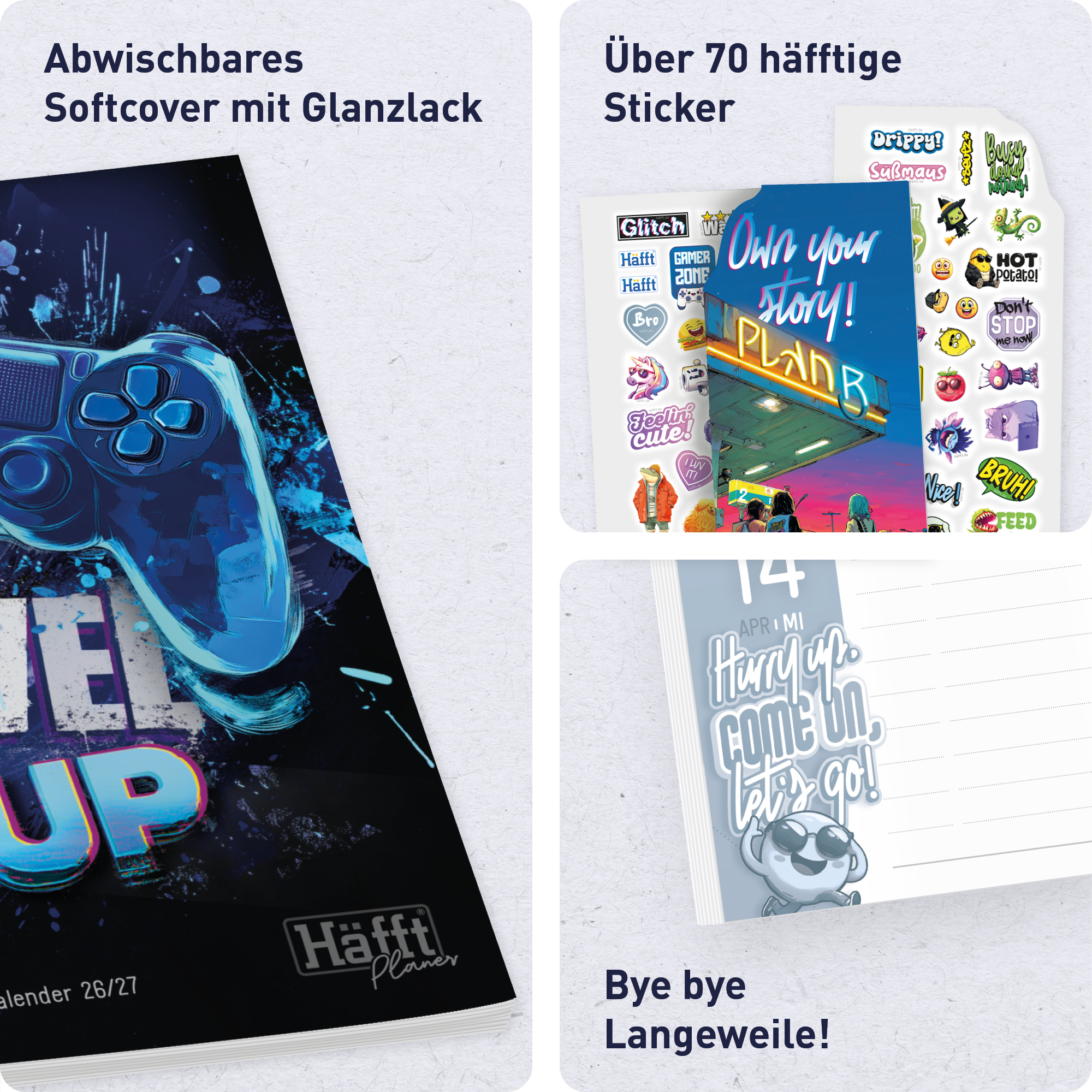 Artikelbild 2 des Artikels “Häfft Planer A5 2026/2027 [Level Up] “