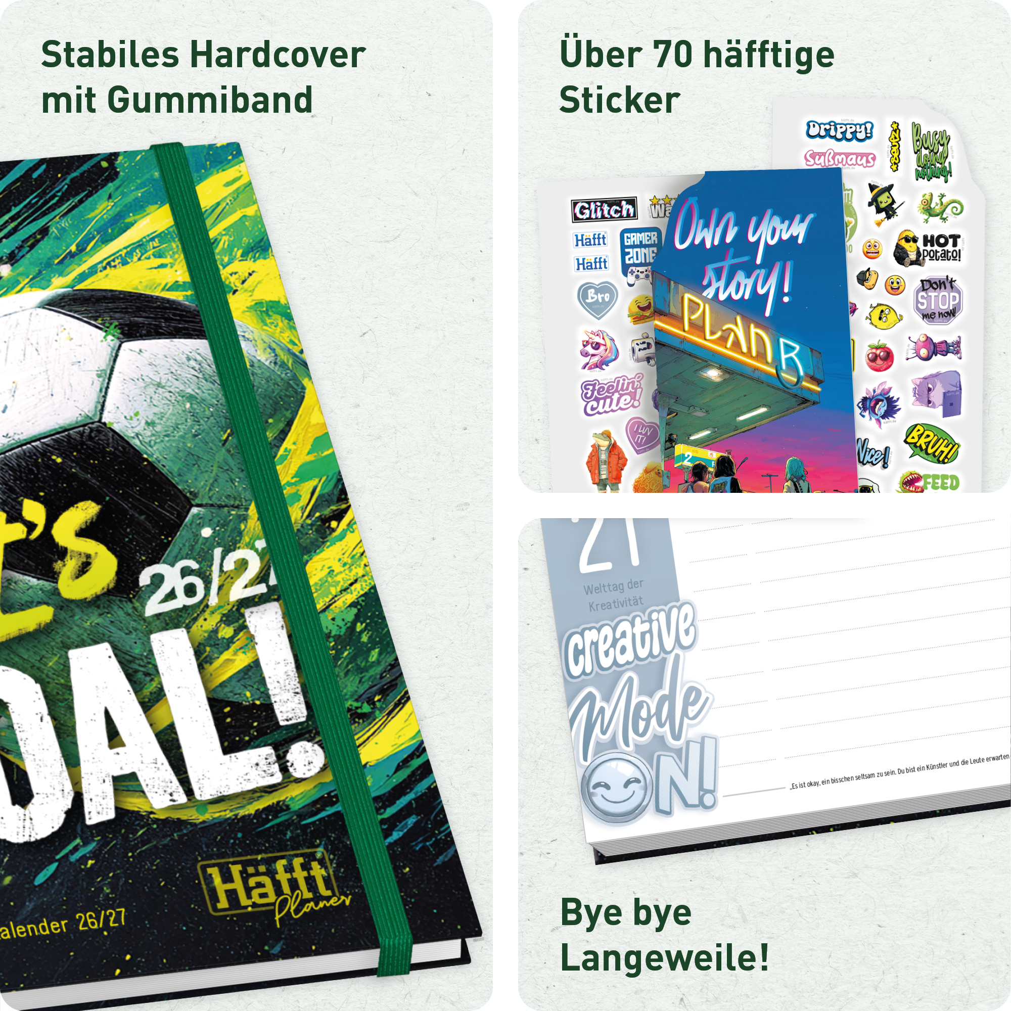 Artikelbild 2 des Artikels “Häfft Planer Premium A5 2026/2027 [Let’s goal!] “