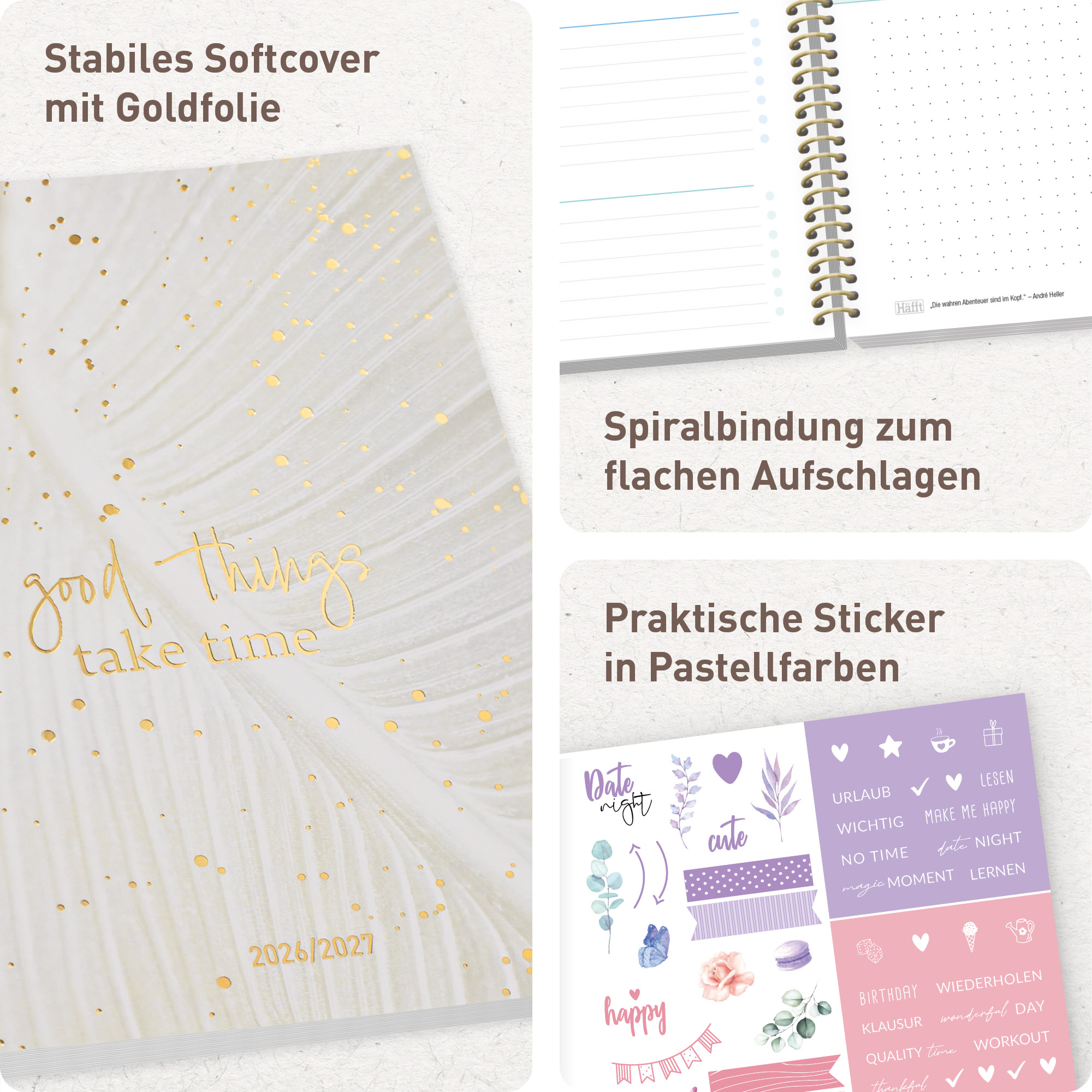 Artikelbild 2 des Artikels “College-Timer A5 2026/2027 [Sparkling Leaf] “