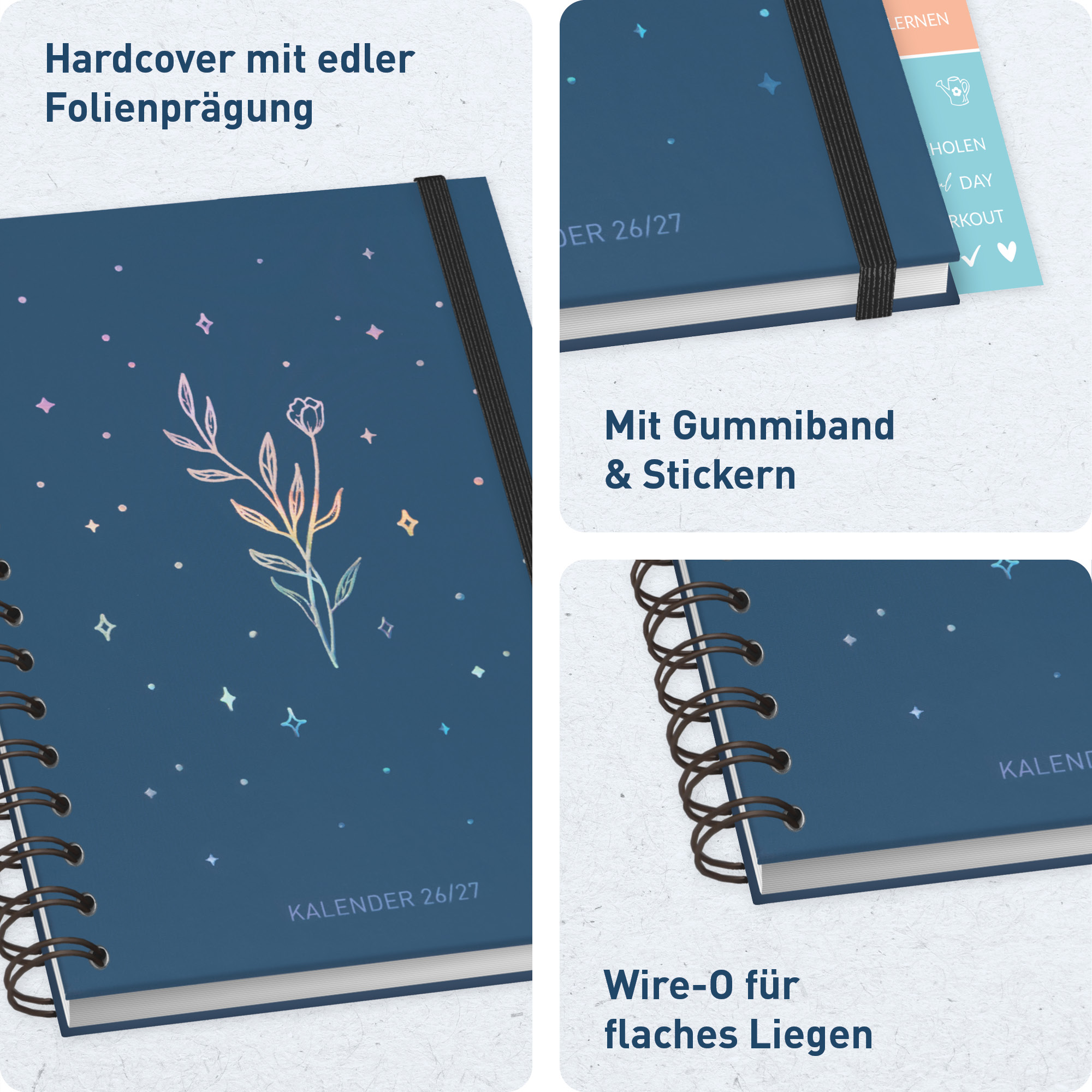 Artikelbild 2 des Artikels “Häfft-Timer Fancy A5 2026/2027 [Night Flower] “
