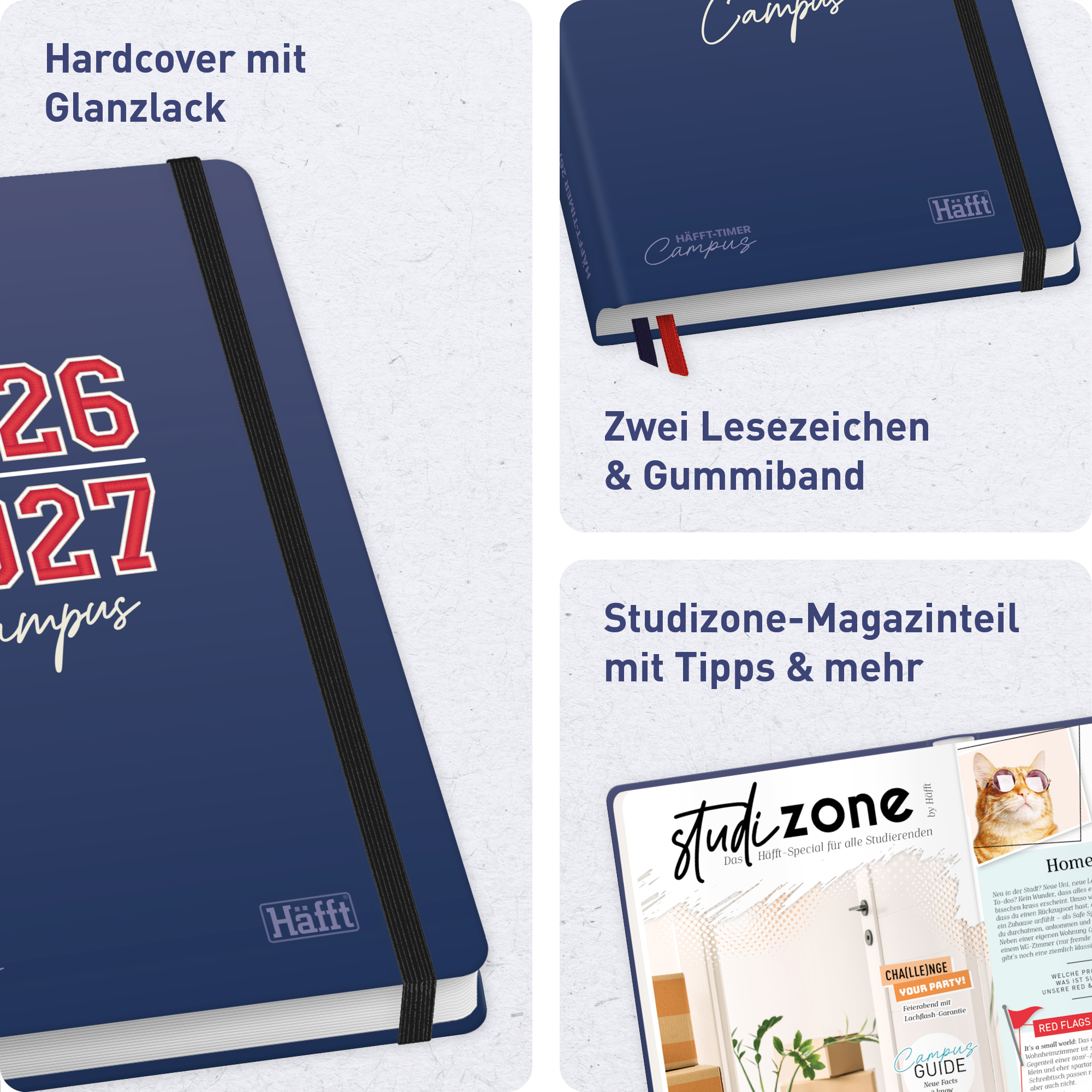 Artikelbild 2 des Artikels “Häfft-Timer Campus A5 2026/2027 [Study Life] “
