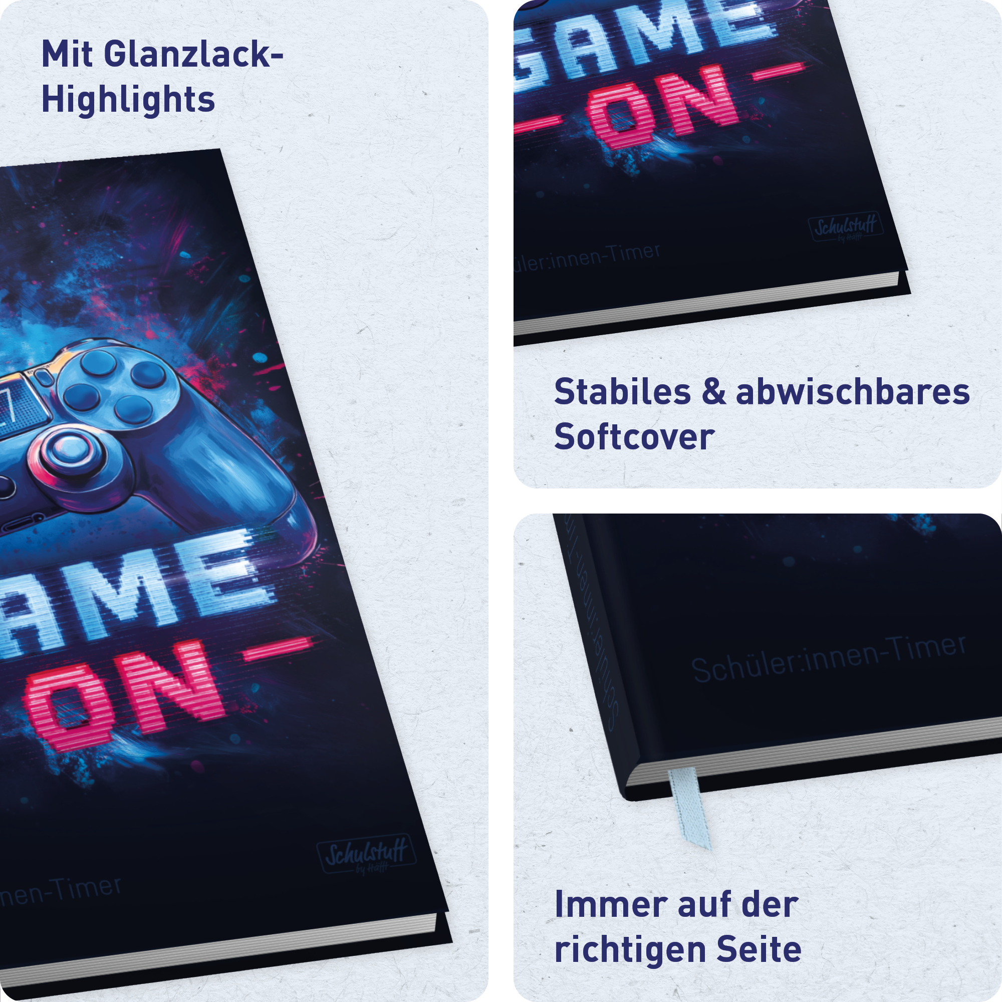 Artikelbild 2 des Artikels “Schulstuff Schüler:innen-Timer A5 2026/2027 [Game on] “