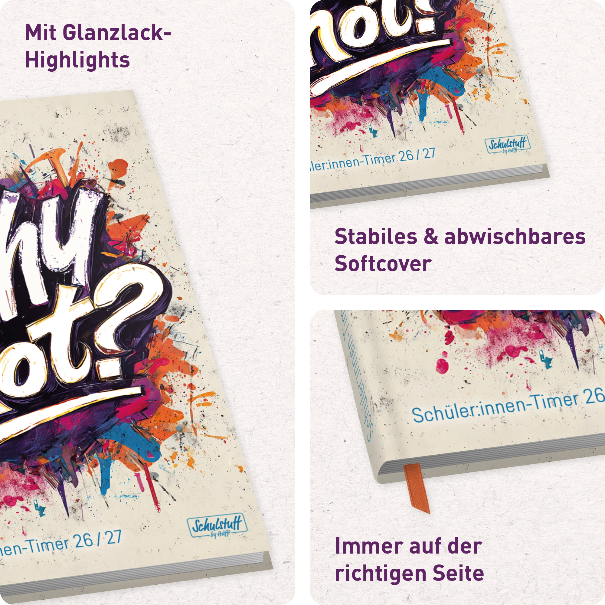 Artikelbild 2 des Artikels “Schulstuff Schüler:innen-Timer A5 2026/2027 [Why not?] “