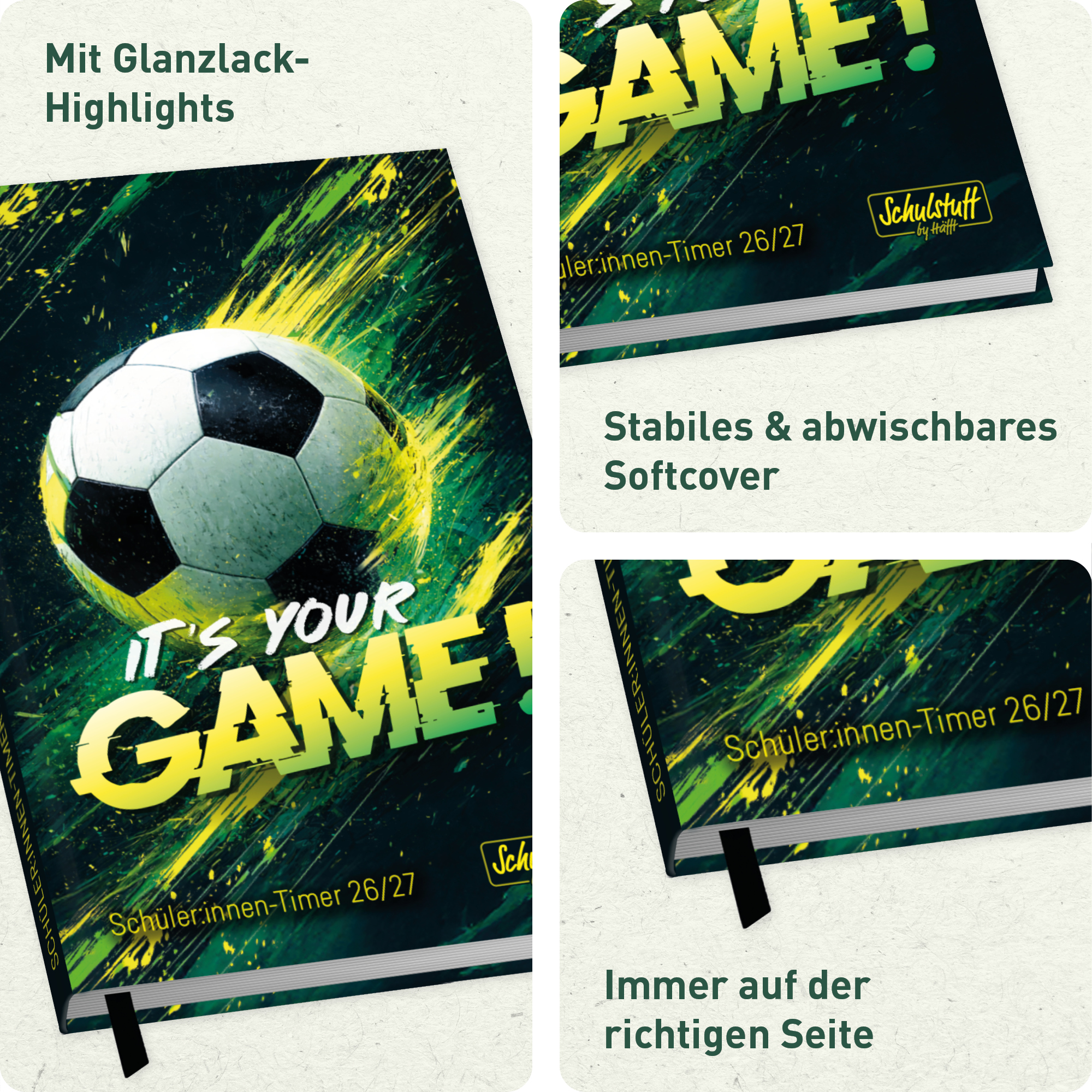 Artikelbild 2 des Artikels “Schulstuff Schüler:innen-Timer A6 2026/2027 [It’s your Game!] “