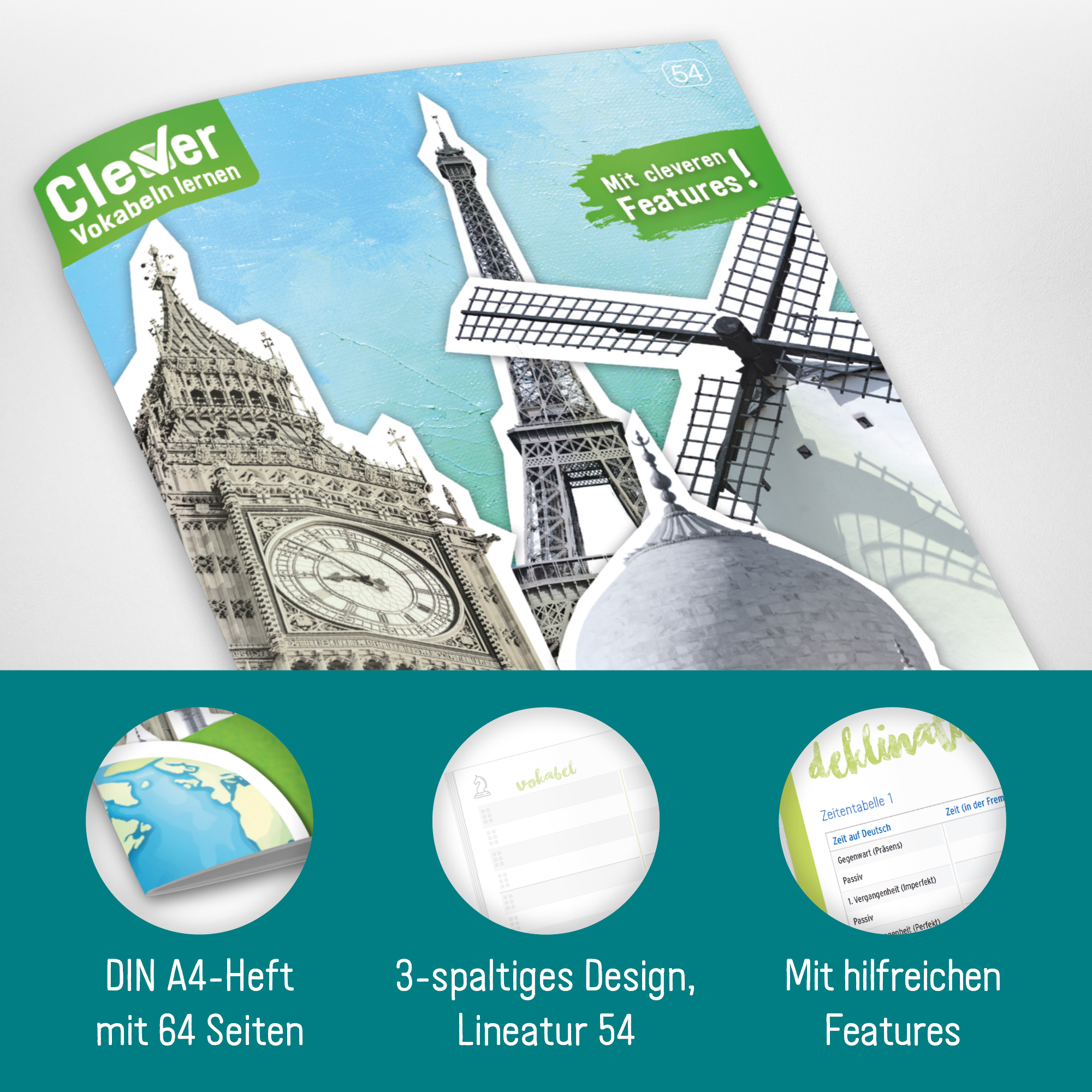 Artikelbild 2 des Artikels “Vokabel-Häfft DIN A4 Universal “