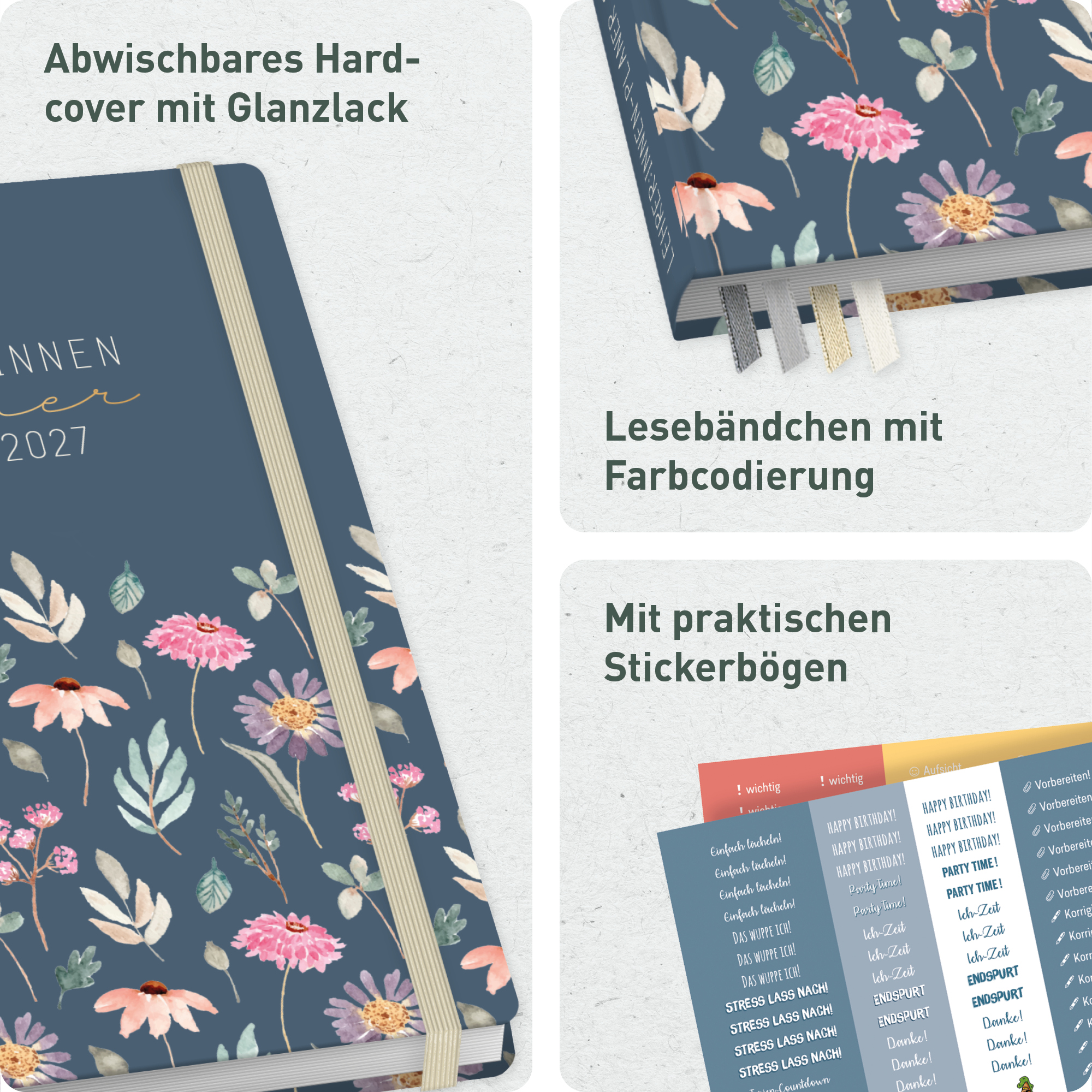 Artikelbild 2 des Artikels “Lehrer-Planer A5+ 26/27 [Flying Flowers] “