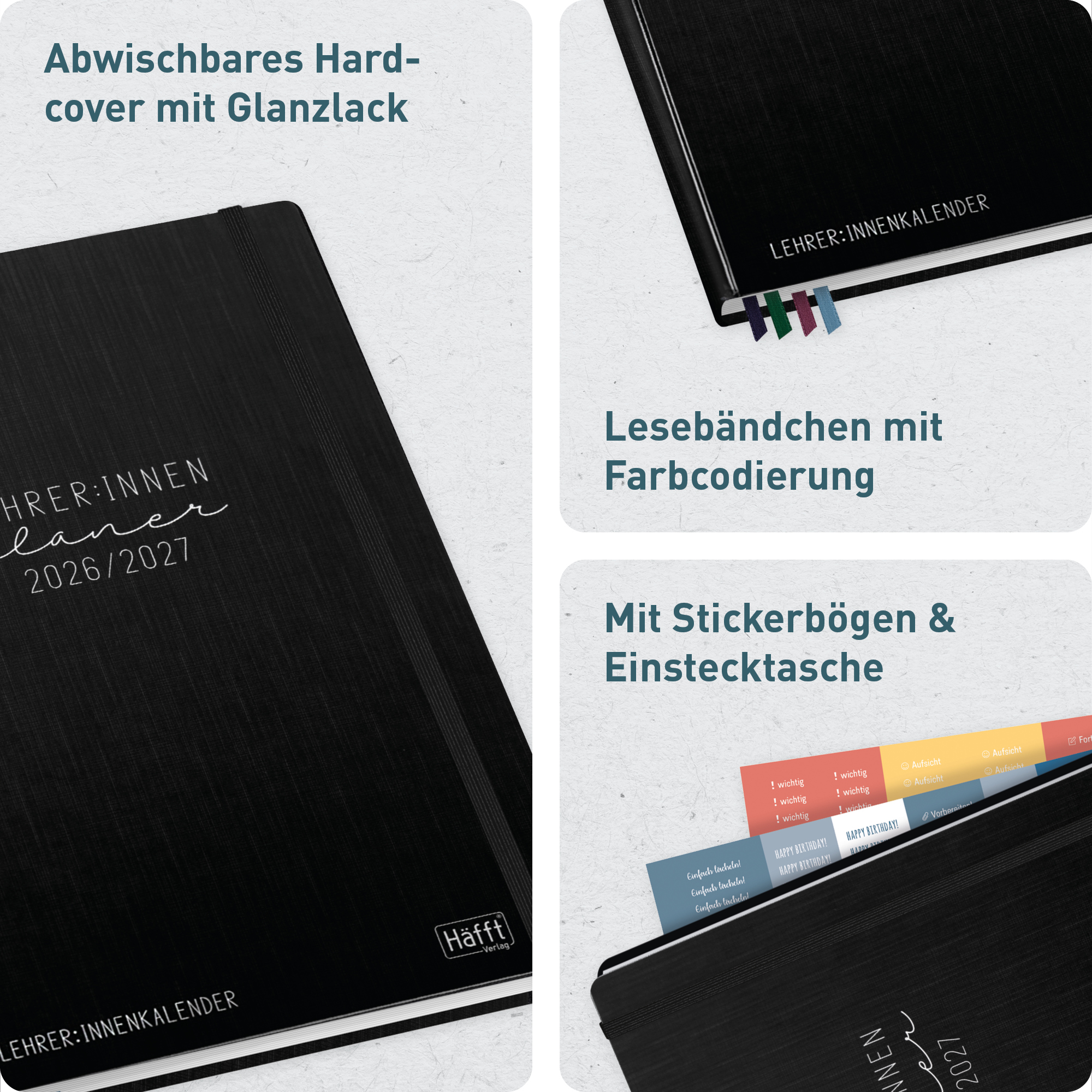 Artikelbild 2 des Artikels “Lehrer-Planer Maxi A4+ 26/27 [Black Edition] “