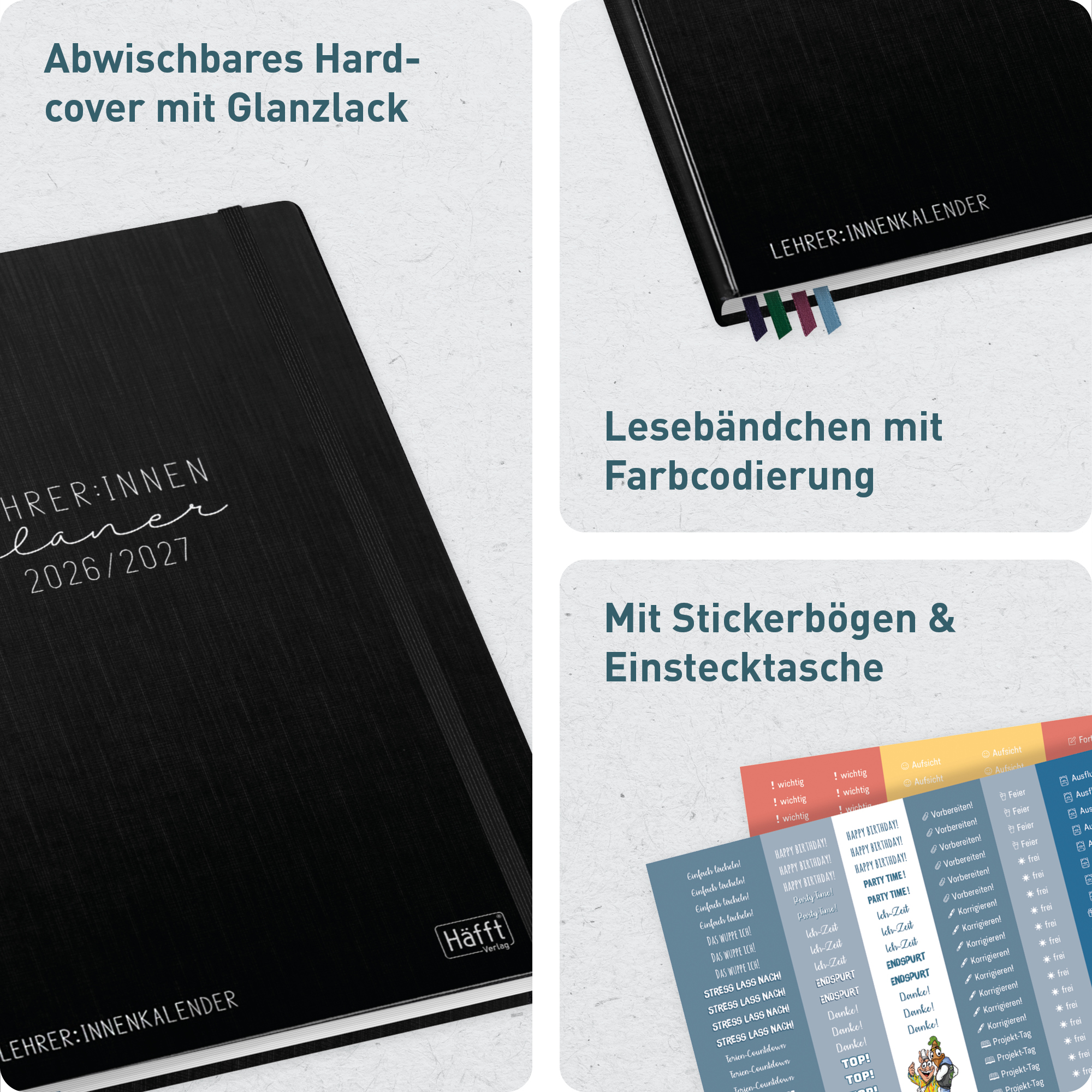 Artikelbild 2 des Artikels “Lehrer-Planer Maxi A4+ 26/27 [Black Edition] “