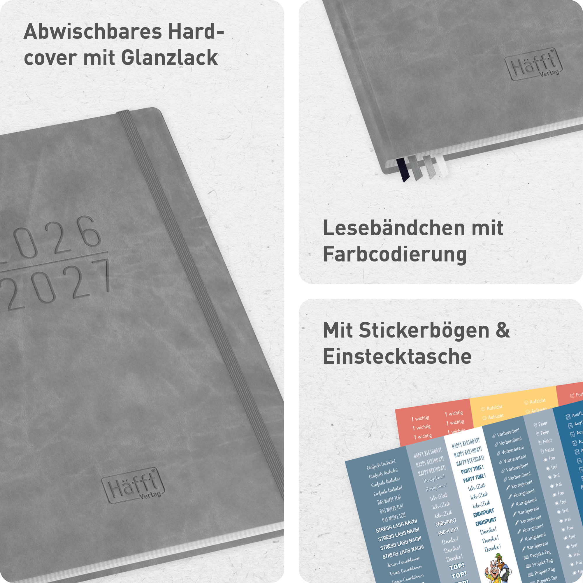 Artikelbild 2 des Artikels “Lehrer-Planer Maxi A4+ 26/27 [Grey Edition] “