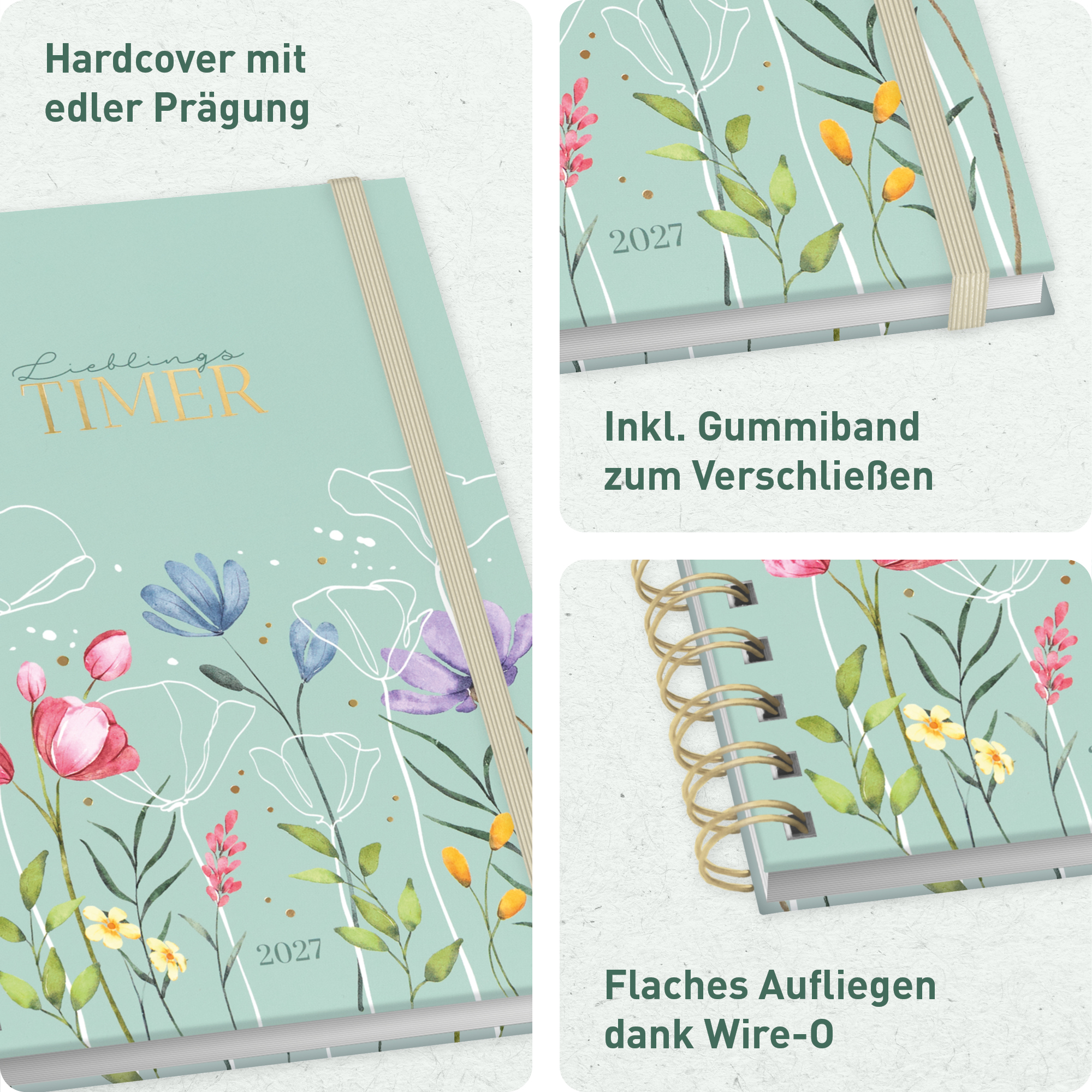 Artikelbild 2 des Artikels “Lieblings-Timer A5 2026/2027 [Spring Flowers] “
