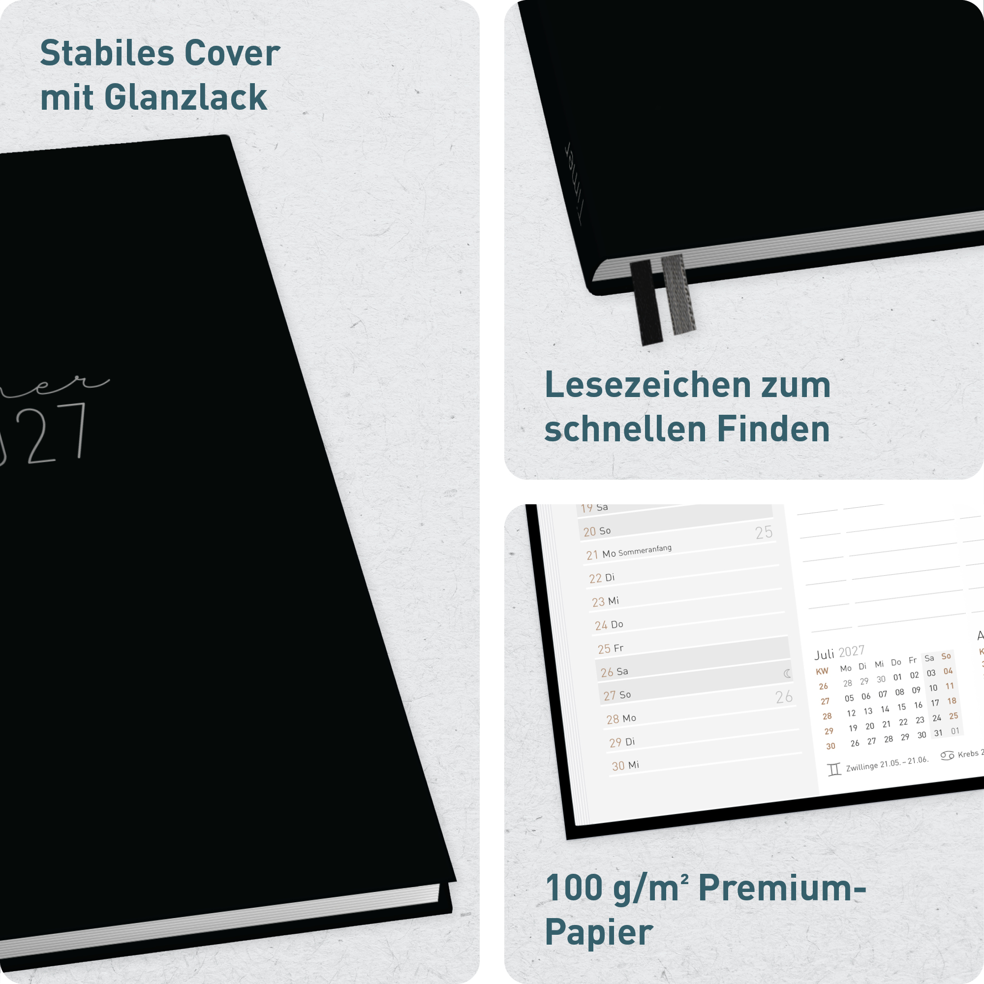 Artikelbild 2 des Artikels “Chäff-Timer A5 2026/2027 [Black Edition] “