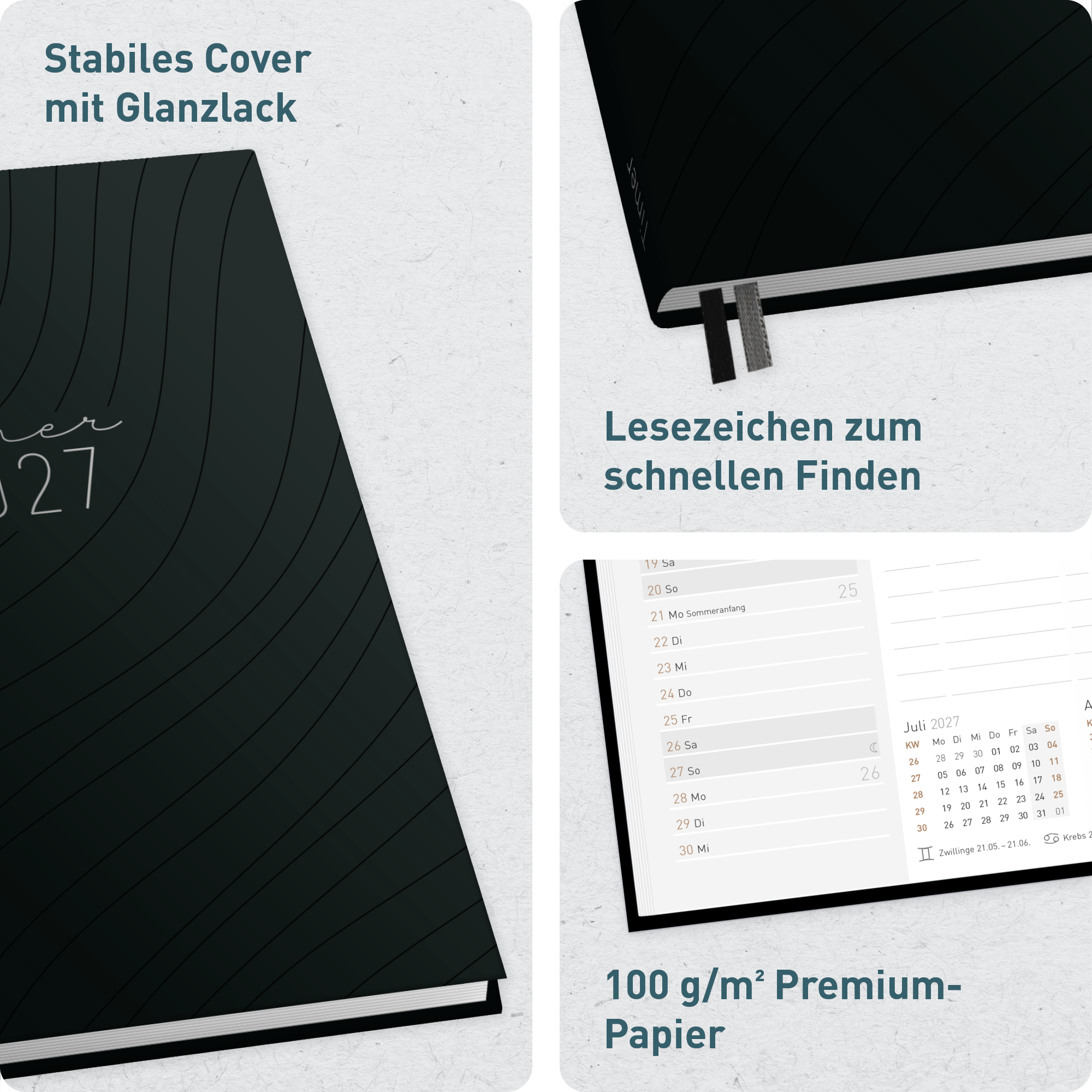 Artikelbild 2 des Artikels “Chäff-Timer A5 2026/2027 [Black Edition] “