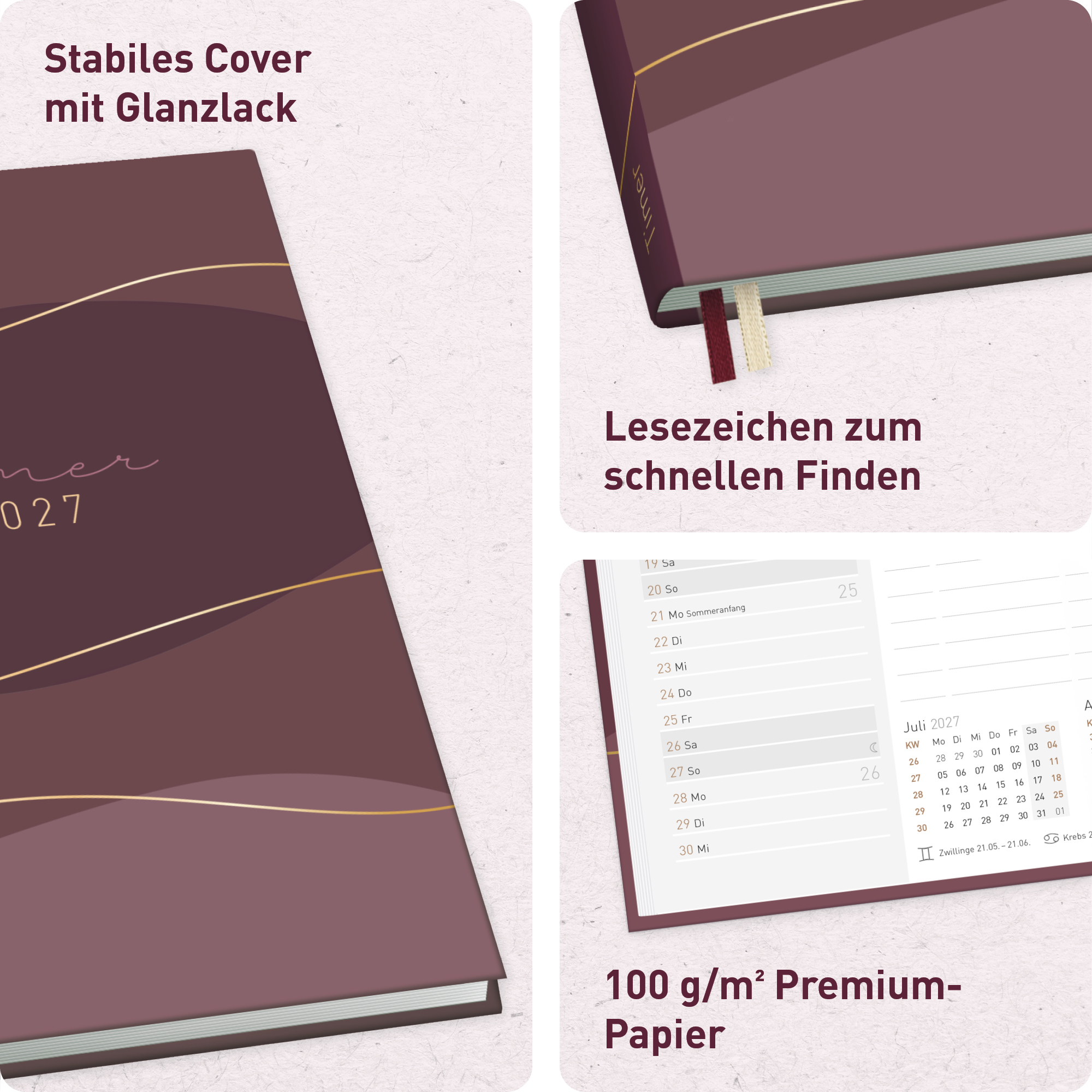 Artikelbild 2 des Artikels “Chäff-Timer A5 2026/2027 [Red Waves] “