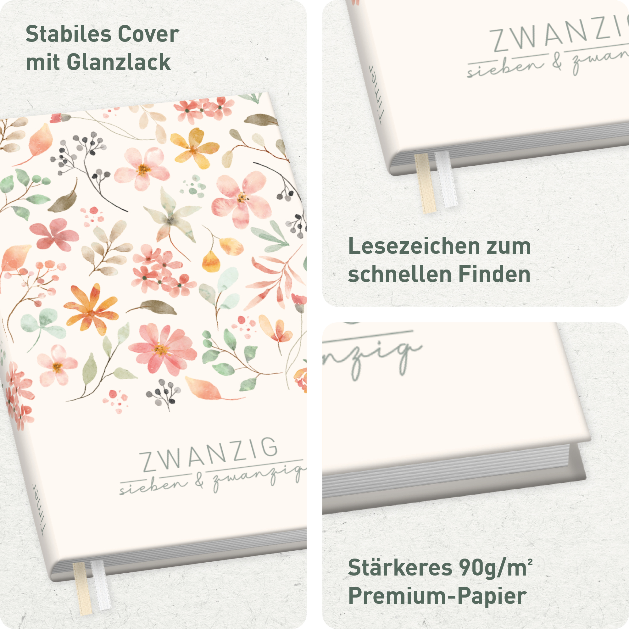 Artikelbild 2 des Artikels “Chäff-Timer Mini A6+ 2026/2027 [Wild Blossoms] “