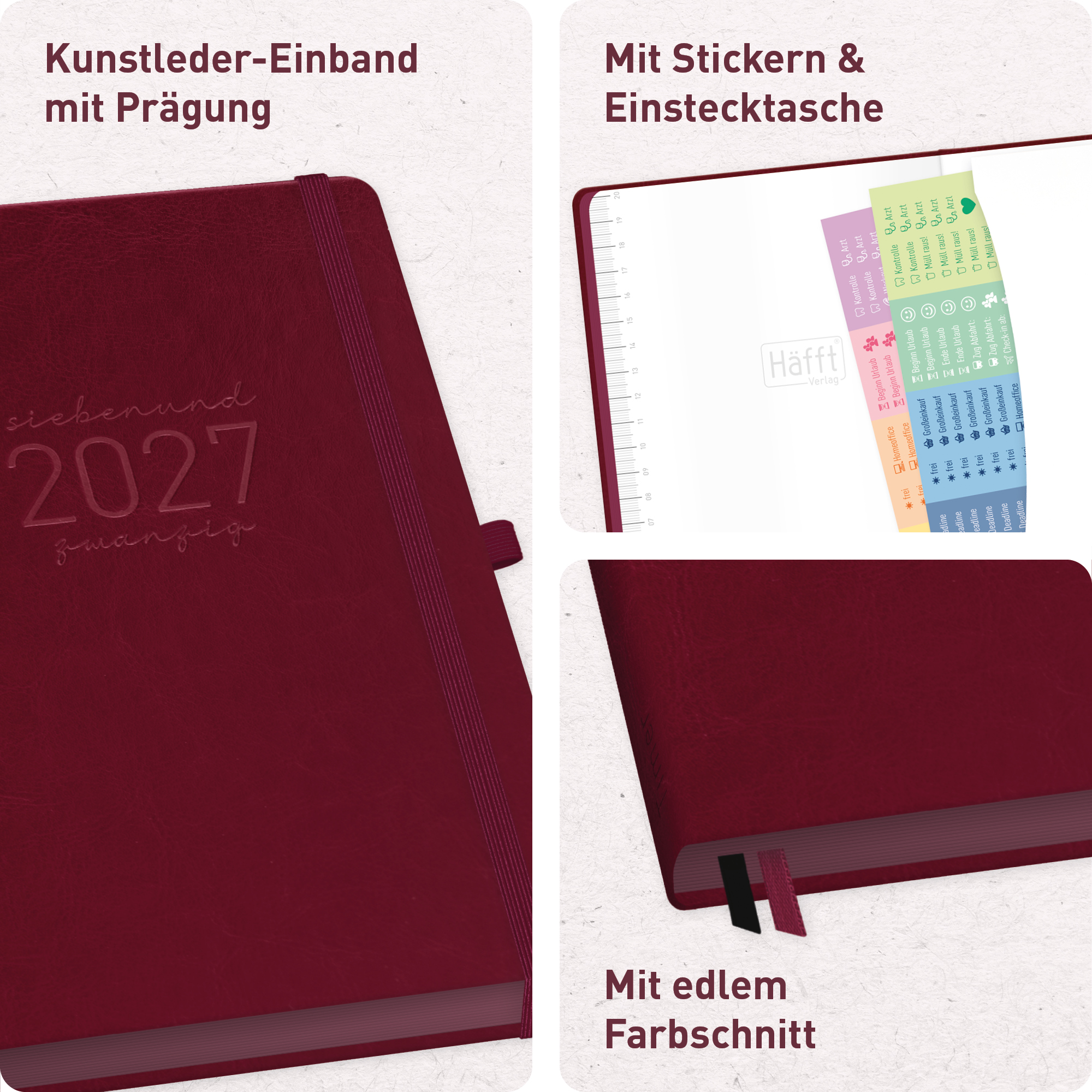 Artikelbild 2 des Artikels “Chäff-Timer Deluxe A5 2026/2027 [Berry] “