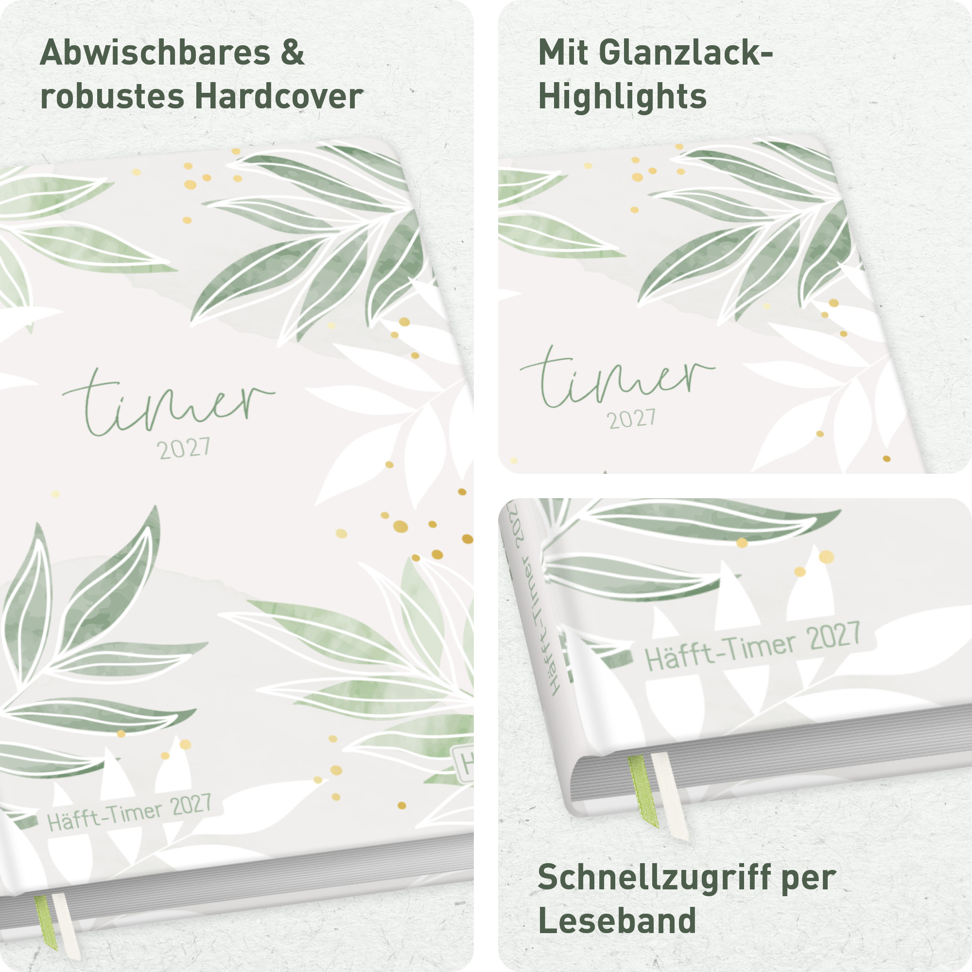 Artikelbild 2 des Artikels “Häfft-Timer A5 2027 [Pure Leaves] “