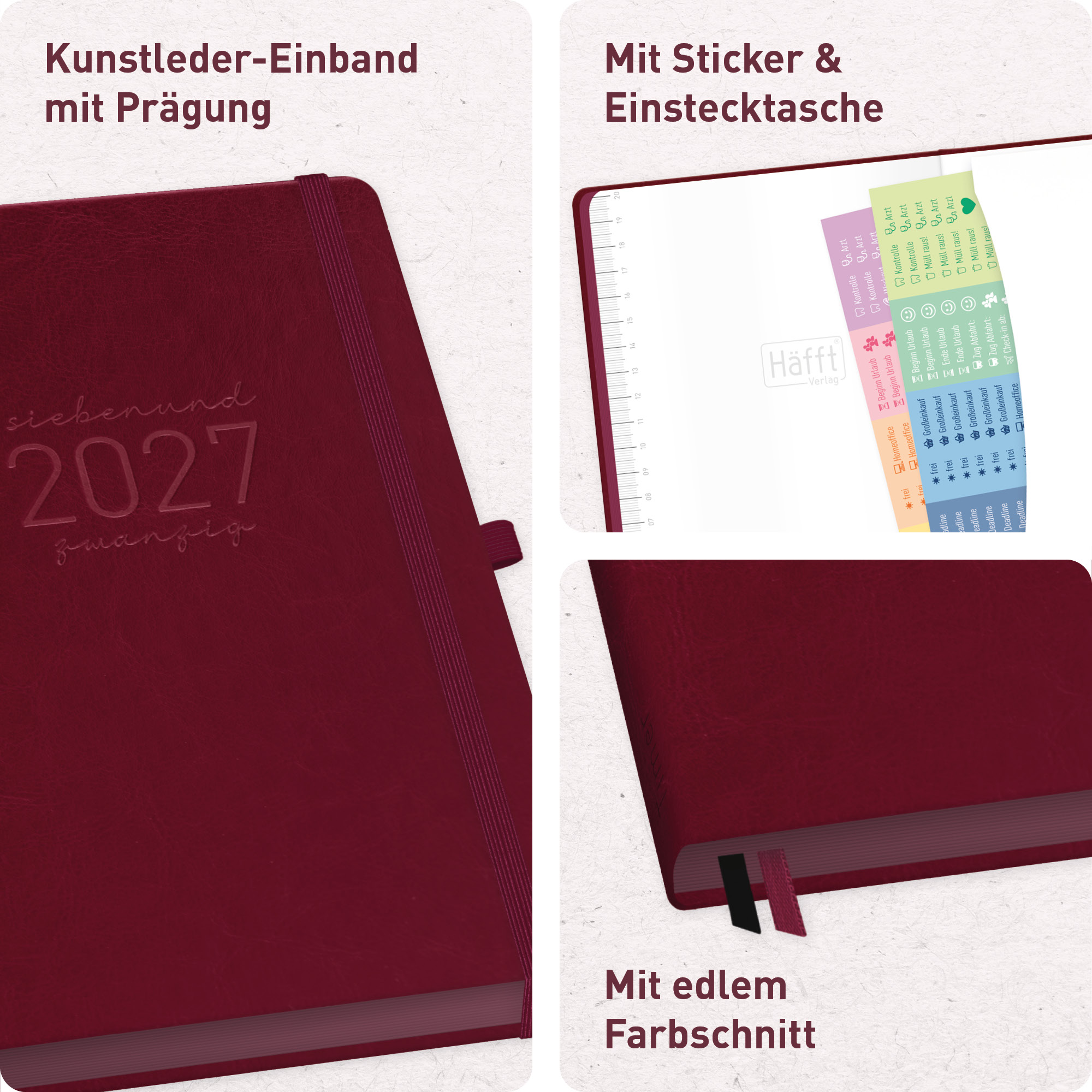 Artikelbild 2 des Artikels “Chäff-Timer Deluxe A5 2027 [Berry] “