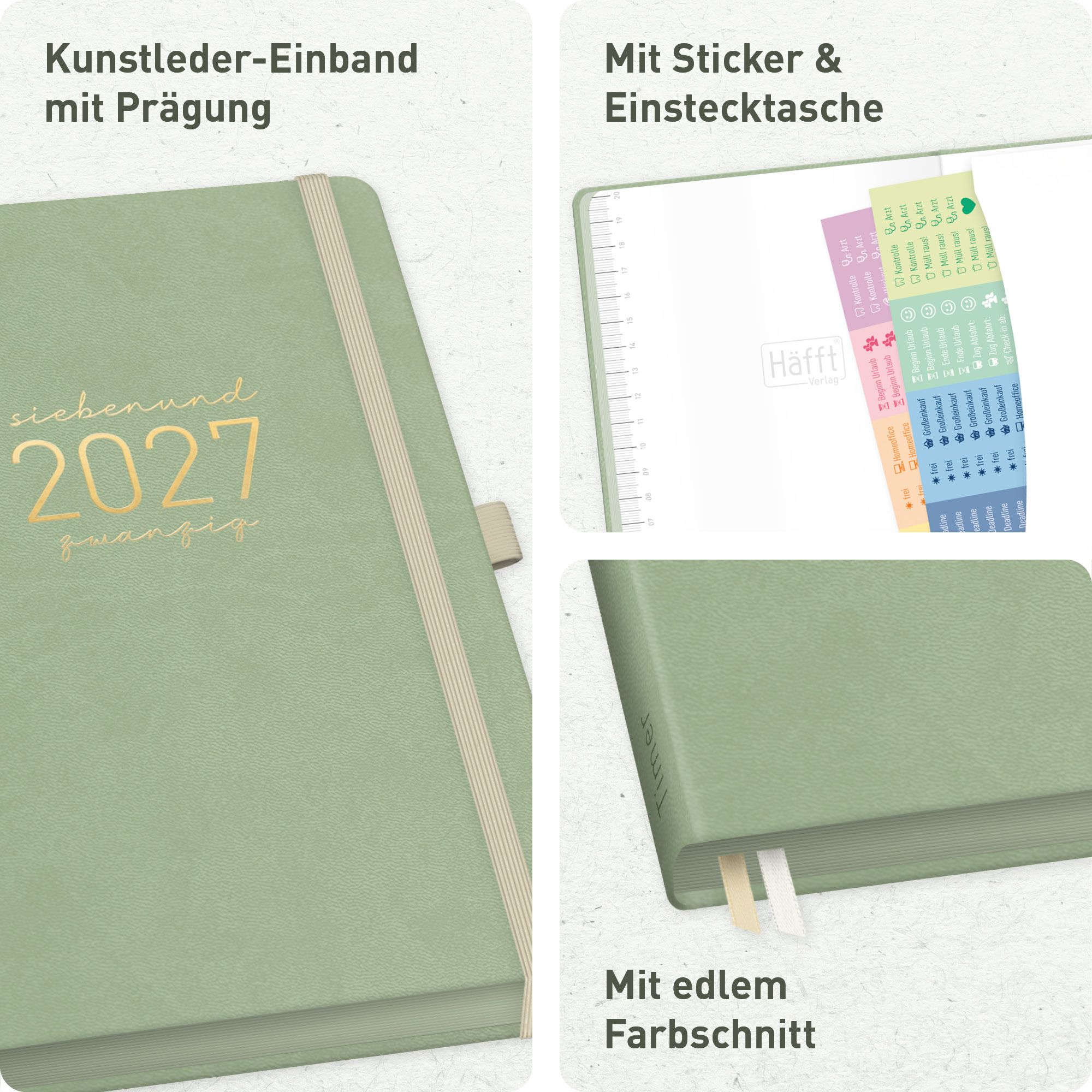 Artikelbild 2 des Artikels “Chäff-Timer Deluxe A5 2027 [Salbei] “