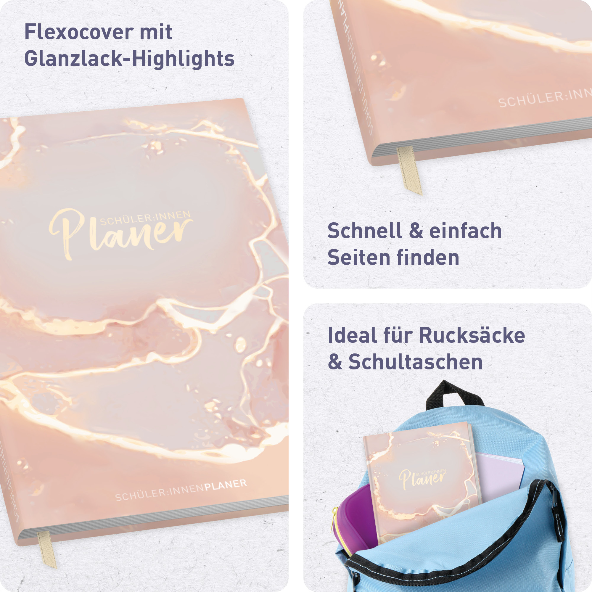 Artikelbild 2 des Artikels “Schulstuff Schülerplaner A5 [Shine & Sparkle] “