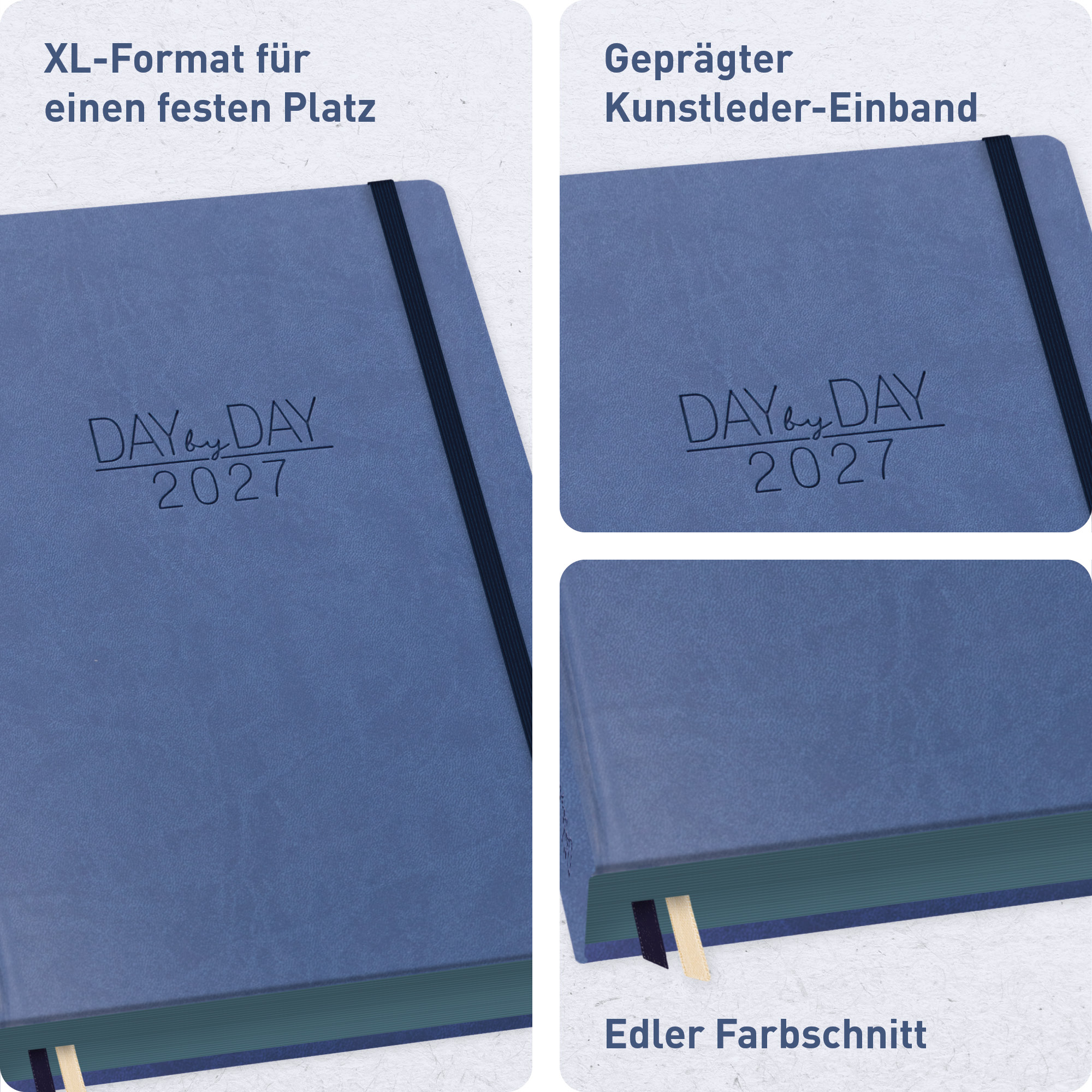 Artikelbild 2 des Artikels “Organizer Day by Day Maxi A4+ 2027 [Business Blue] “
