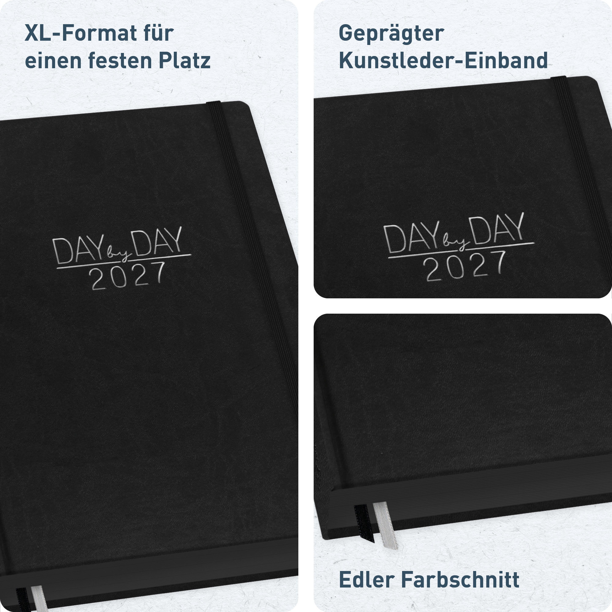 Artikelbild 2 des Artikels “Organizer Day by Day Maxi A4+ 2027 [Schwarz] “