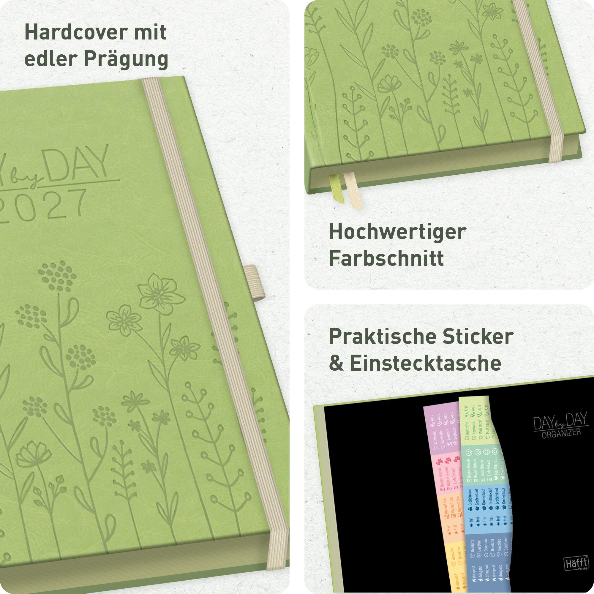 Artikelbild 2 des Artikels “Organizer Day by Day Deluxe A5 2027 [Fine Flowers] “