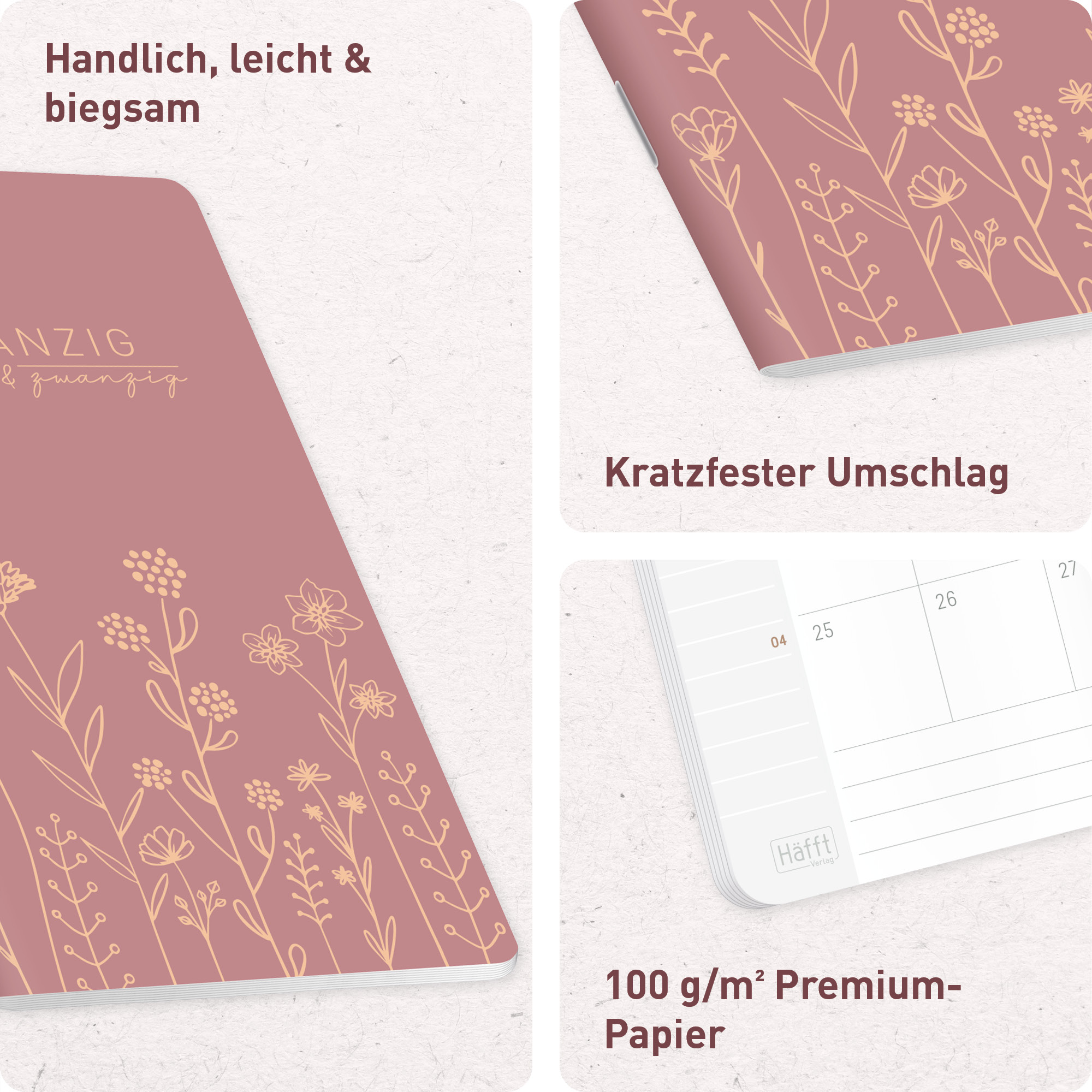 Artikelbild 2 des Artikels “Monatskalender Square A6+ 2027 [Fine Flowers] “