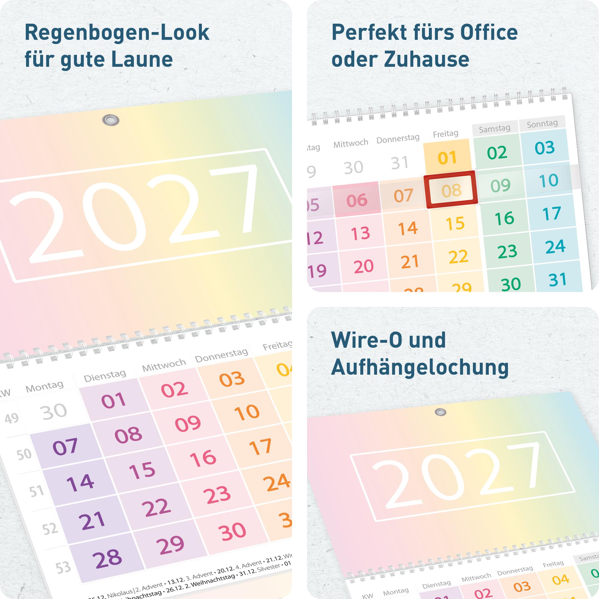 Artikelbild 2 des Artikels “3-Monatskalender 2027 [Rainbow] “