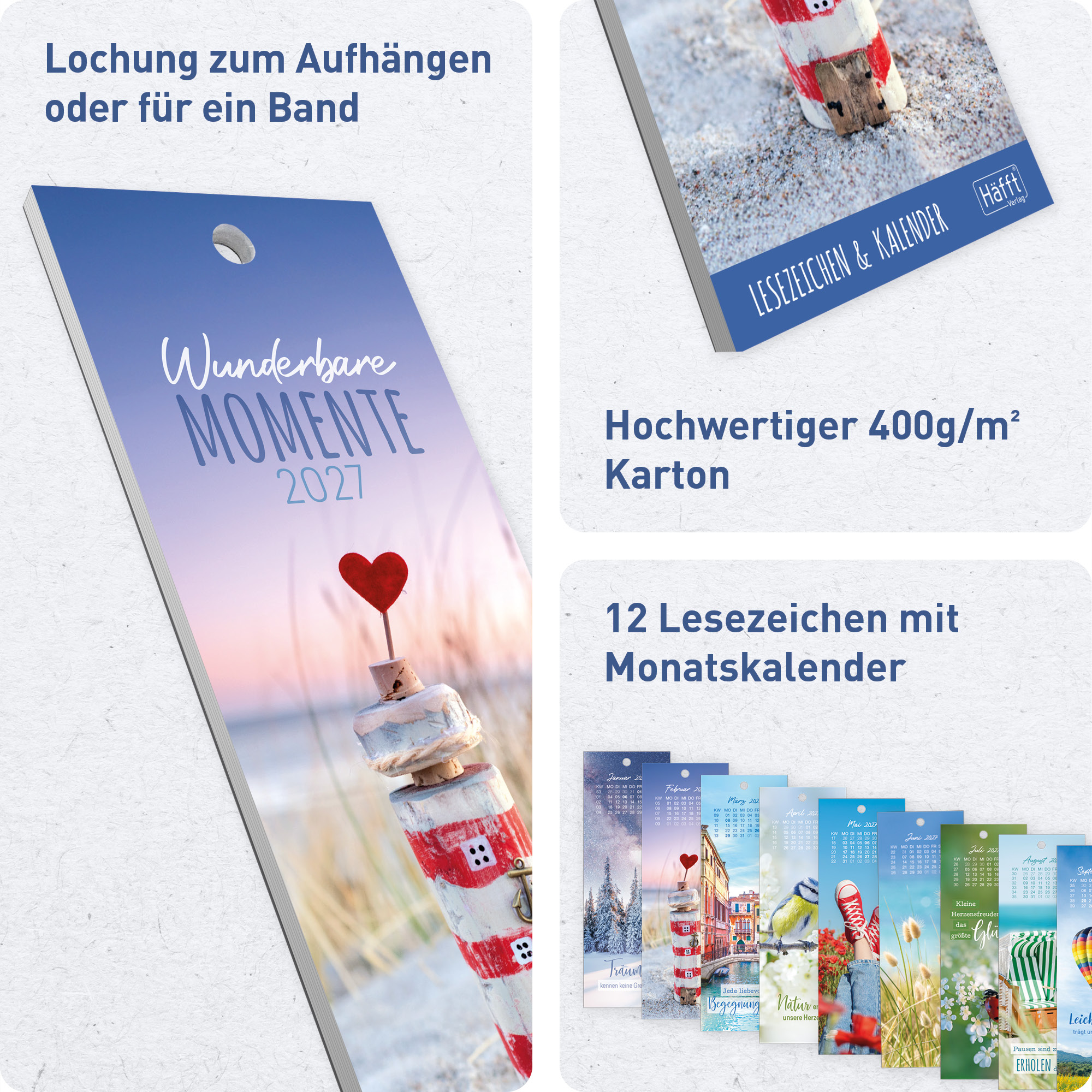 Artikelbild 2 des Artikels “Lesezeichenkalender 2027 [Wunderbare Momente] “