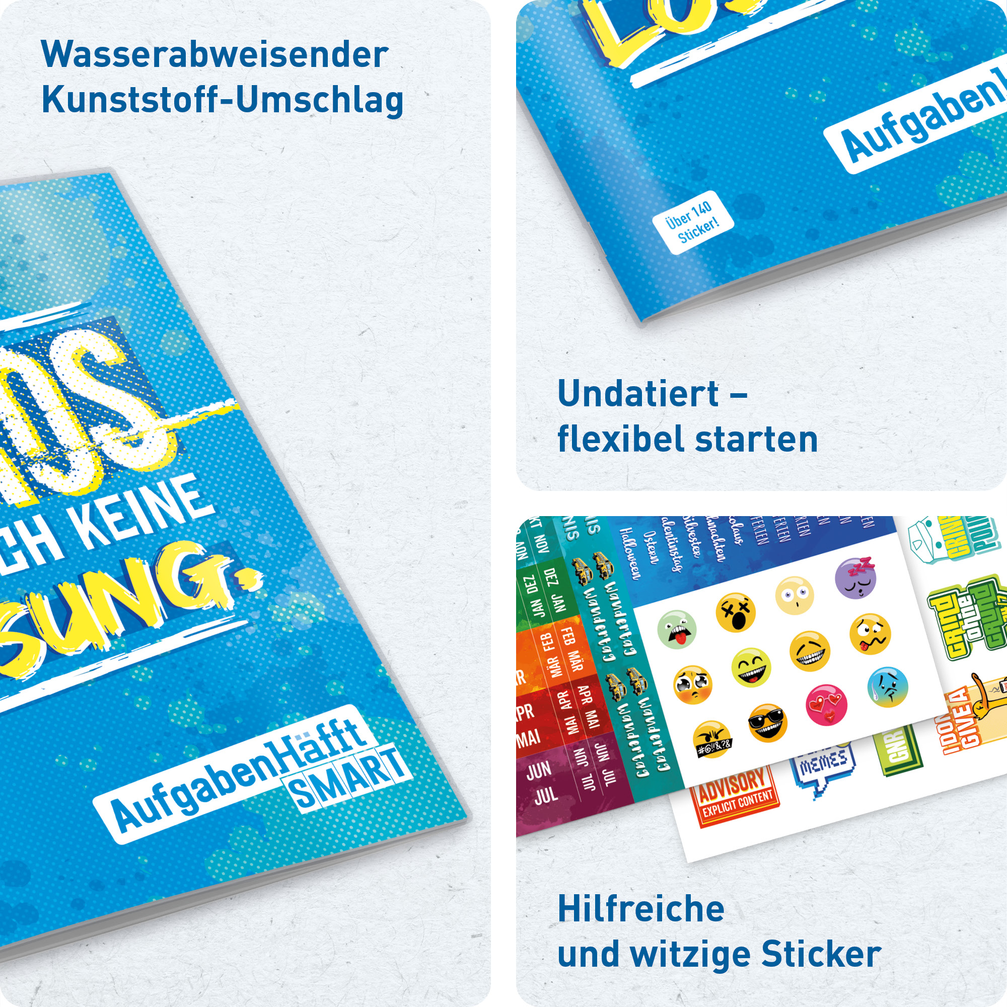 Artikelbild 2 des Artikels “Häfft Smart -  Das Aufgabenheft mit Umschlag [Chaos] “