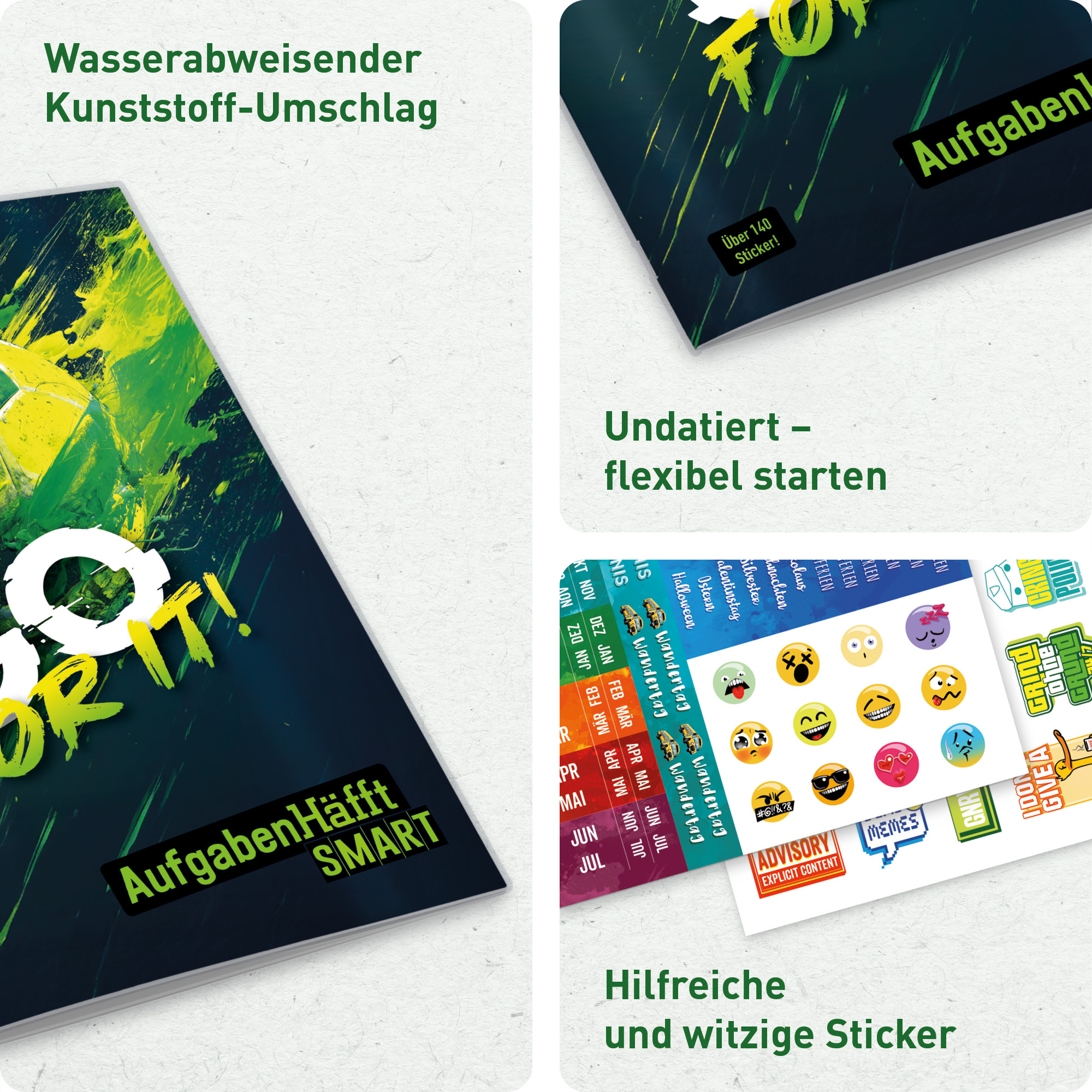 Artikelbild 2 des Artikels “Häfft Smart - Das Aufgabenheft mit Umschlag [Go for it!] “