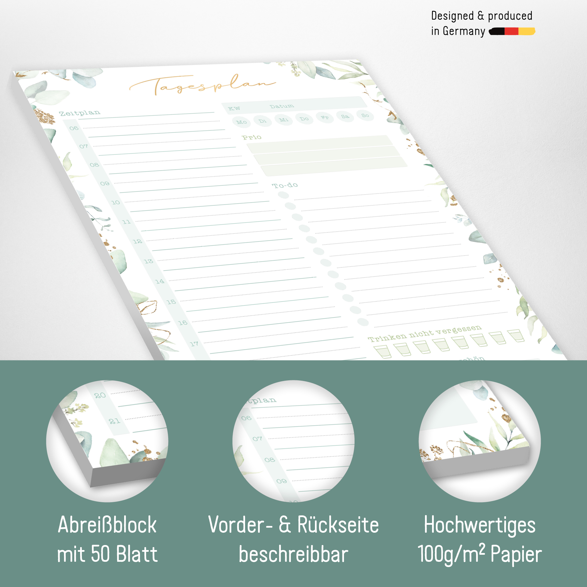 Artikelbild 2 des Artikels “Tagesplaner A5 [Blattgold] “