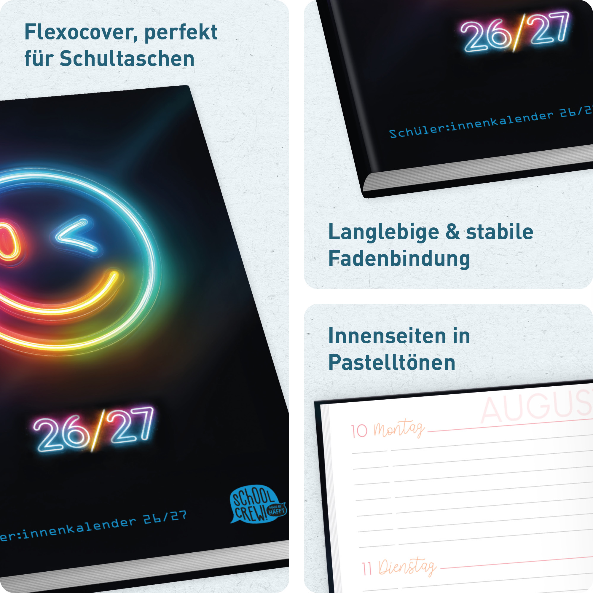 Artikelbild 2 des Artikels “SchoolCrew Schüler-Timer A5 2026/2027 [Smile] “