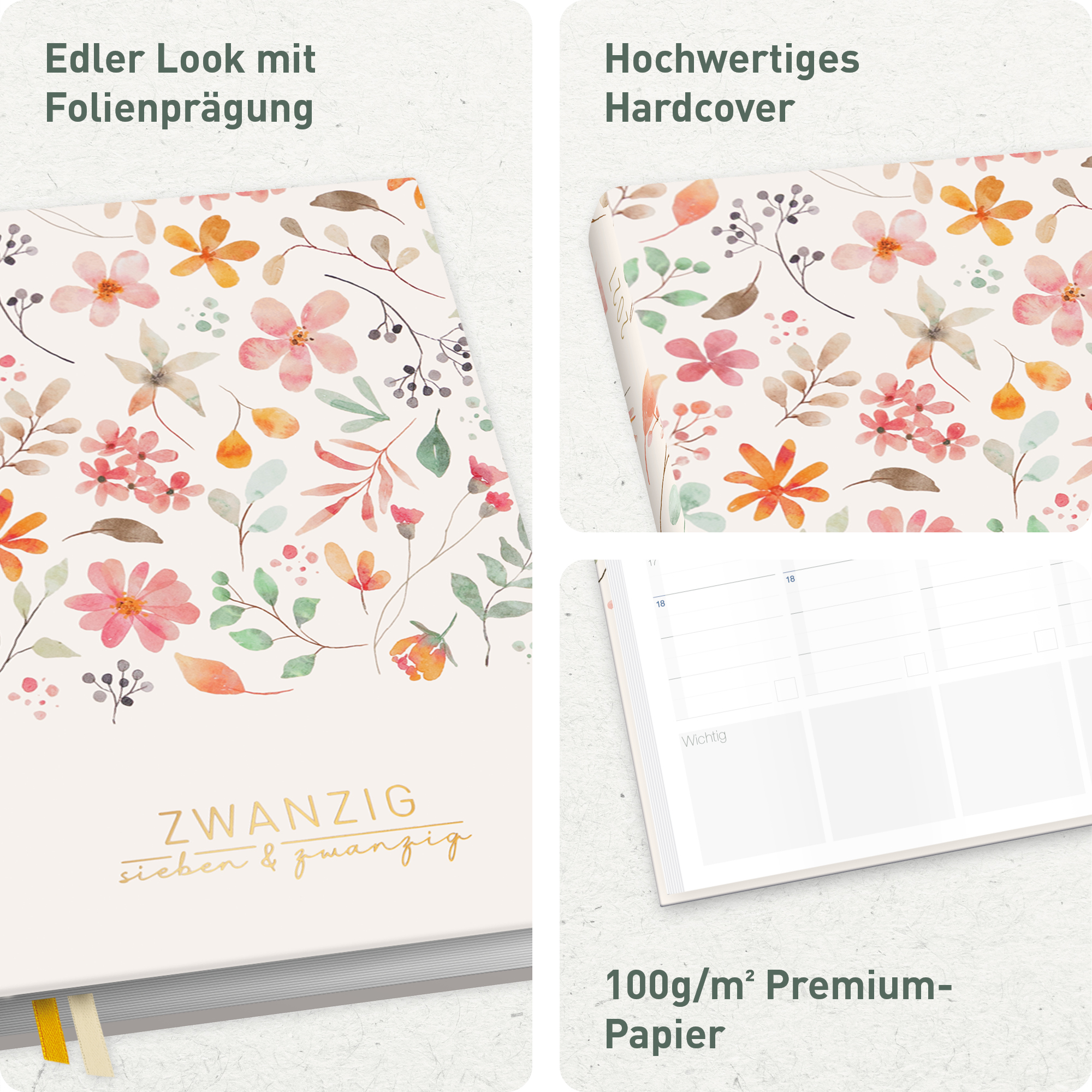 Artikelbild 2 des Artikels “Business-Timer A5 2026/2027 A5 [Wild Blossoms] “