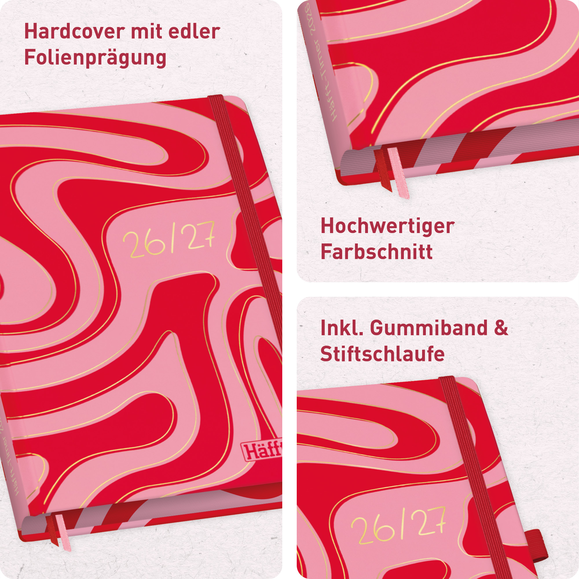 Artikelbild 2 des Artikels “Häfft-Timer Deluxe A5 2026/2027 [Funky Waves] “