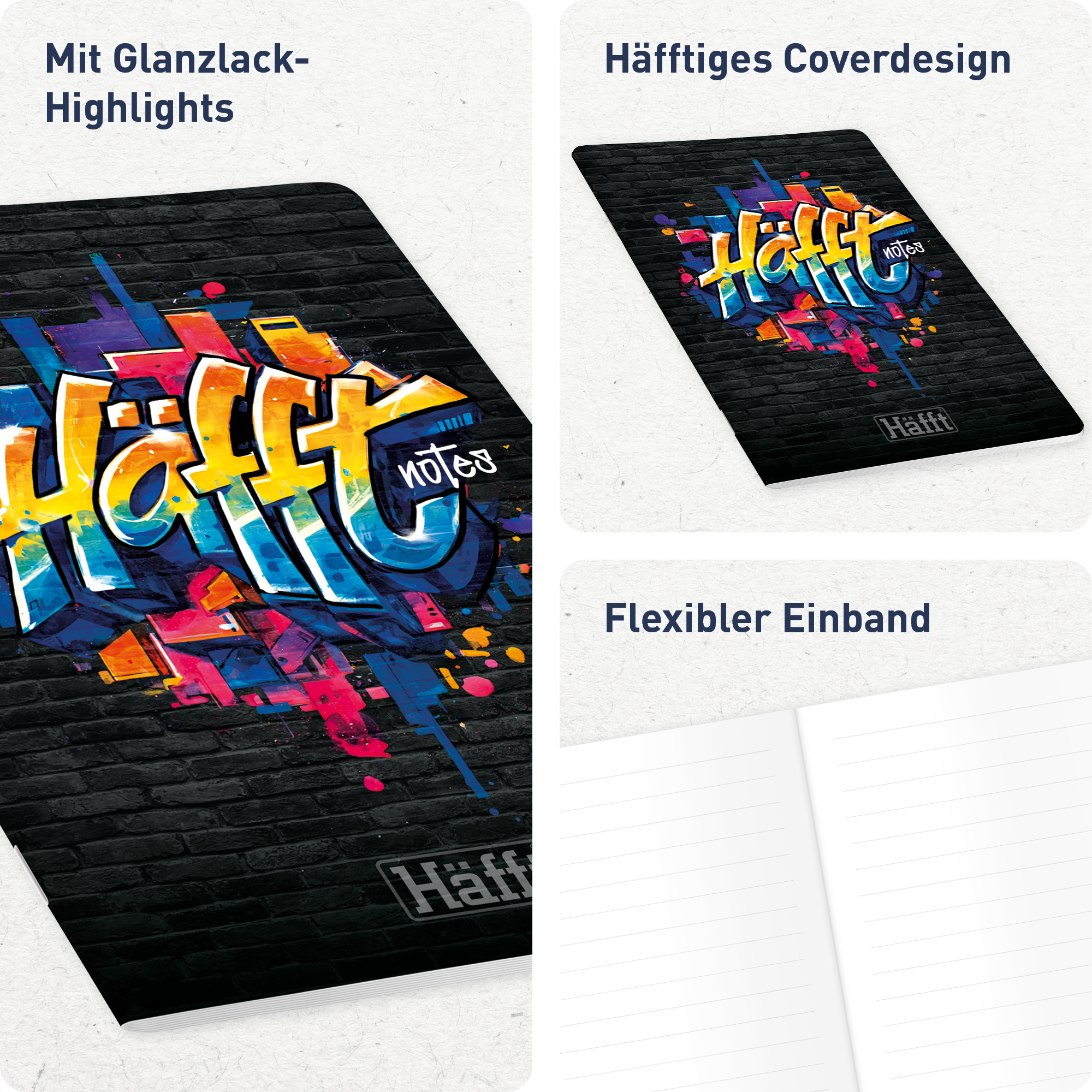 Artikelbild 2 des Artikels “Notizheft A5 liniert [Graffiti] “
