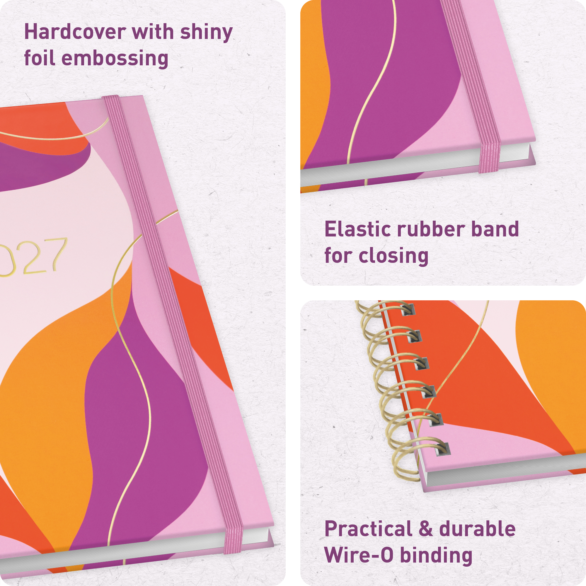 Artikelbild 2 des Artikels “Lieblings-Timer A5 2026/2027 auf Englisch (+ IT/FR/ES) [Color Love] “