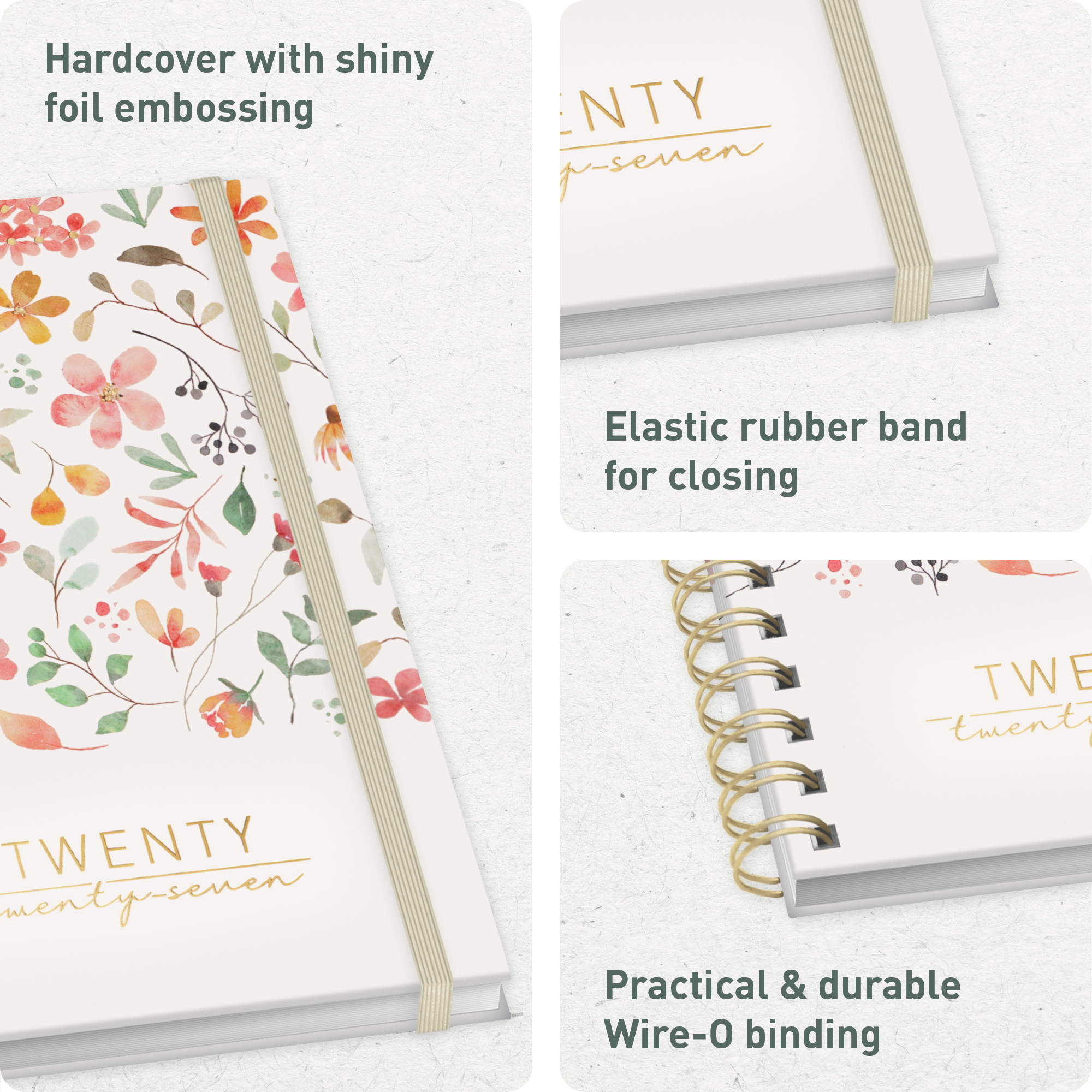 Artikelbild 2 des Artikels “Lieblings-Timer A5 2026/2027 A5 auf Englisch (+ IT/FR/ES) [Wild Blossoms] “