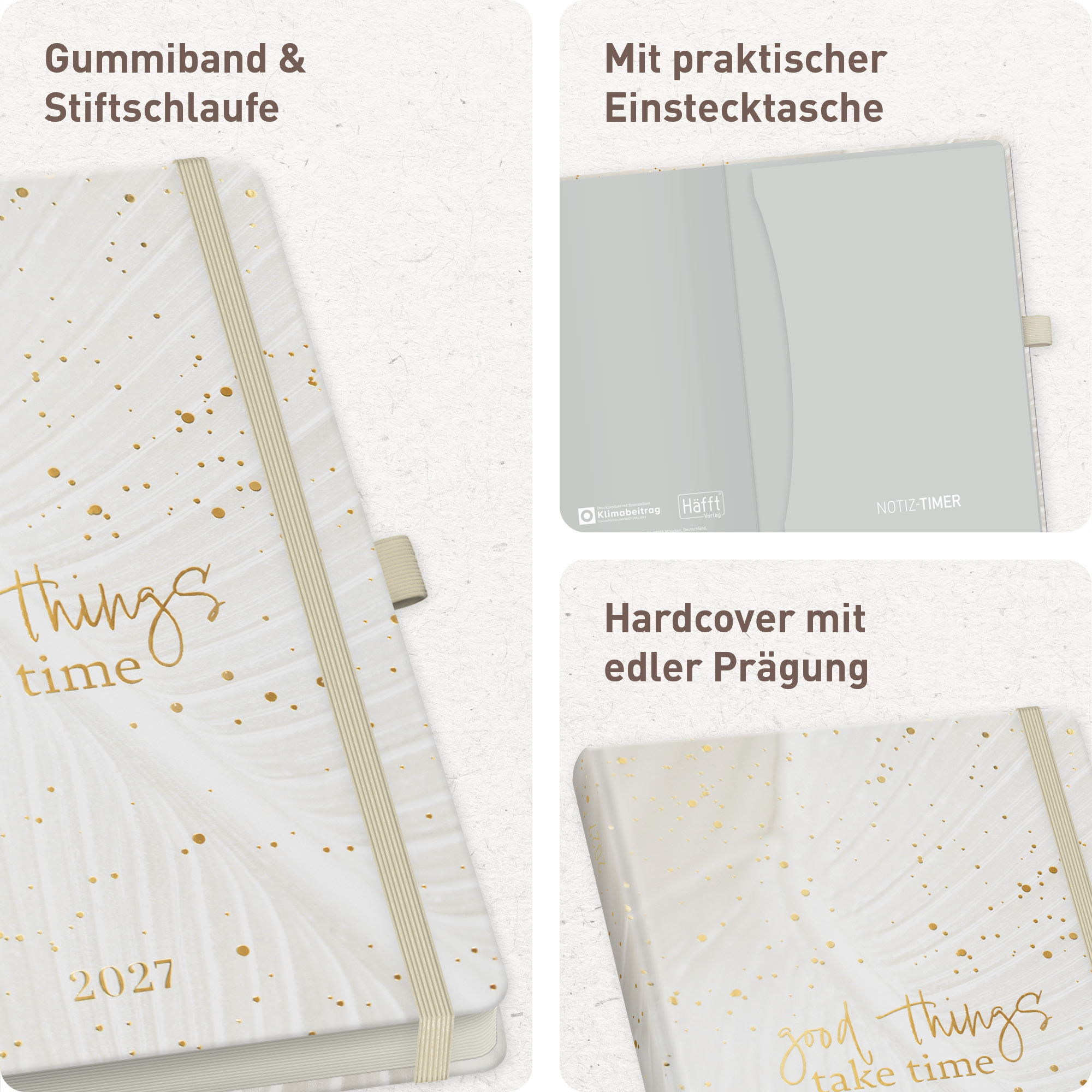 Artikelbild 2 des Artikels “Wochen-Notiz-Kalender A5 2027 [Sparkling Leaf] “