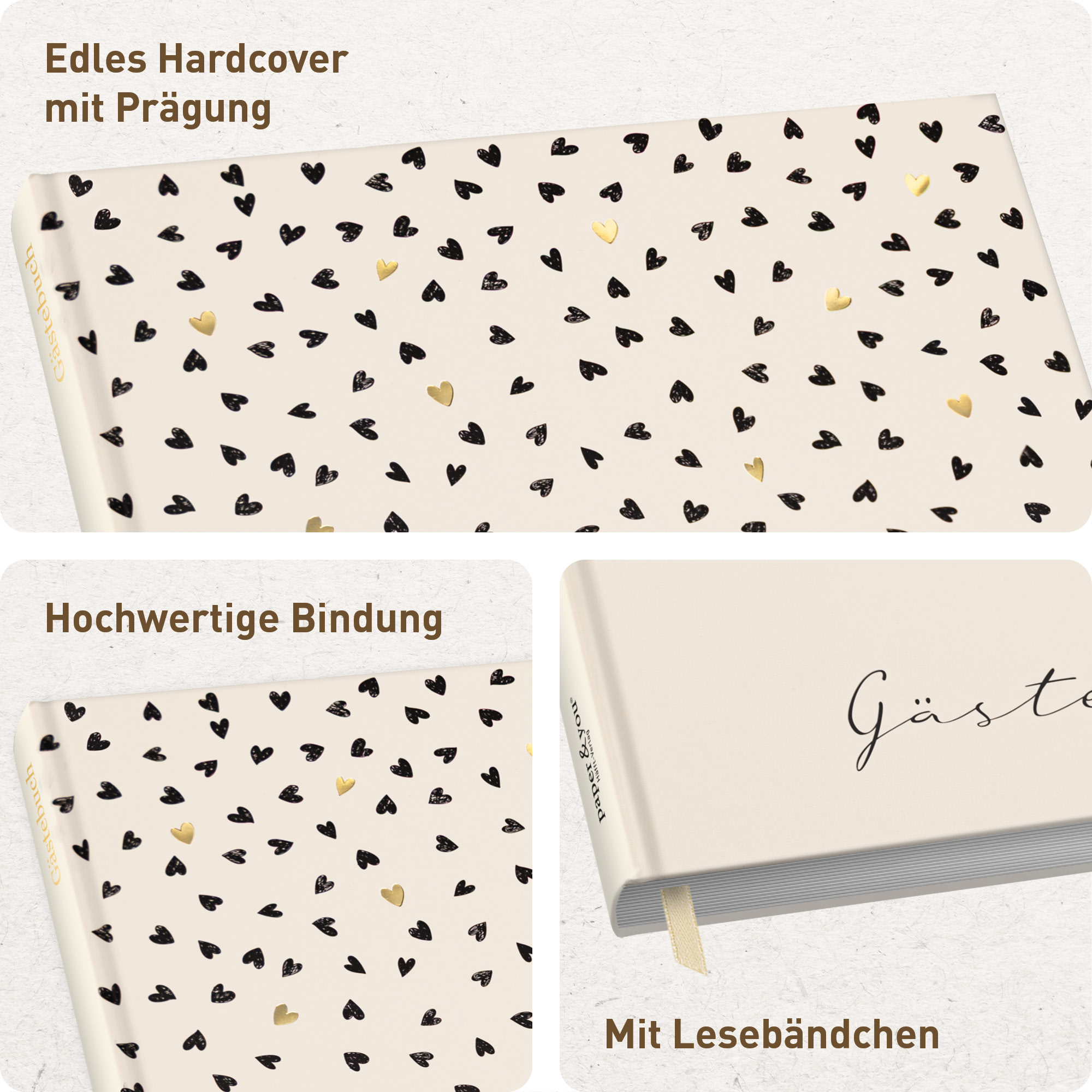 Artikelbild 2 des Artikels “p&y Gästebuch [Golden Hearts] “