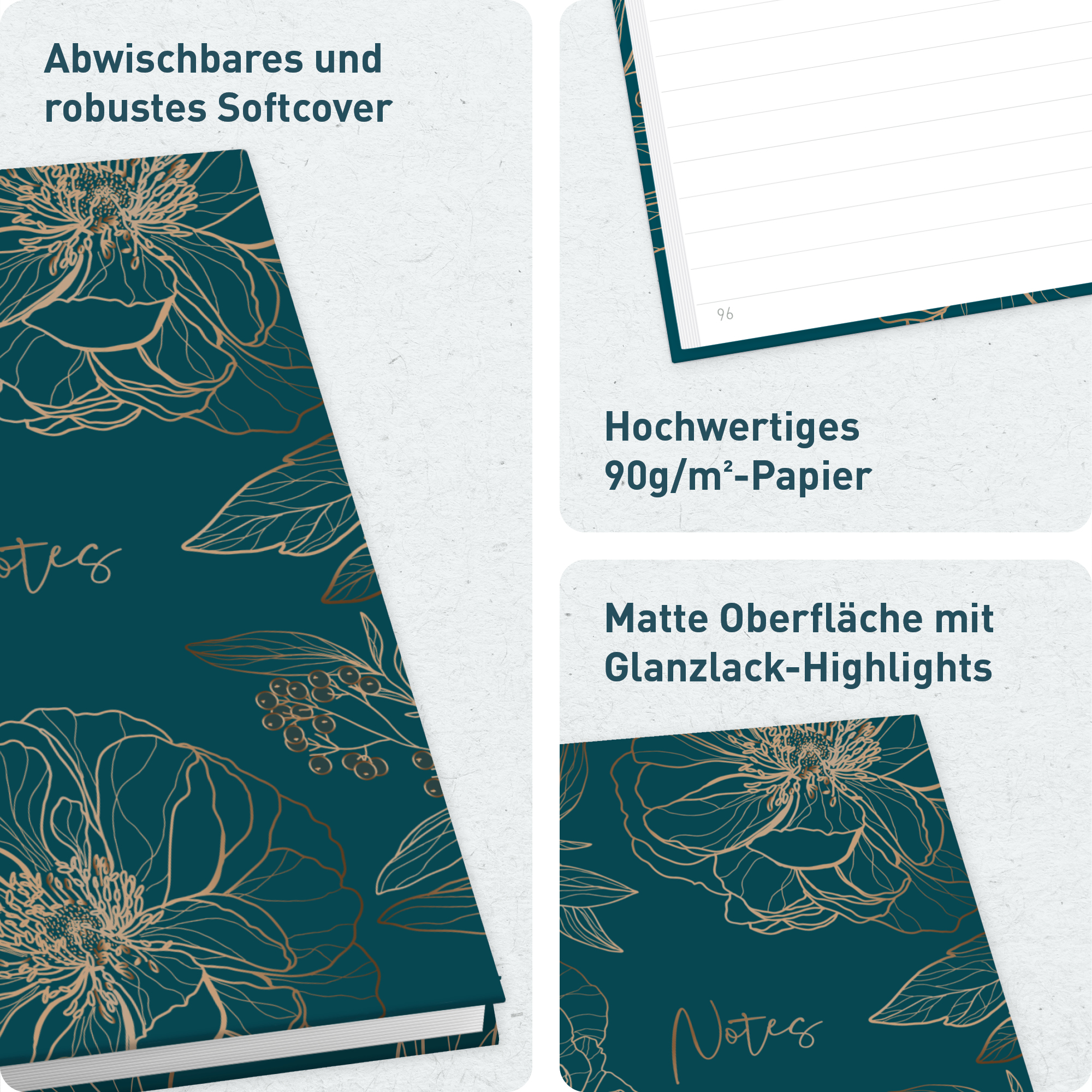 Artikelbild 2 des Artikels “Trendstuff Notizbuch A5 liniert 