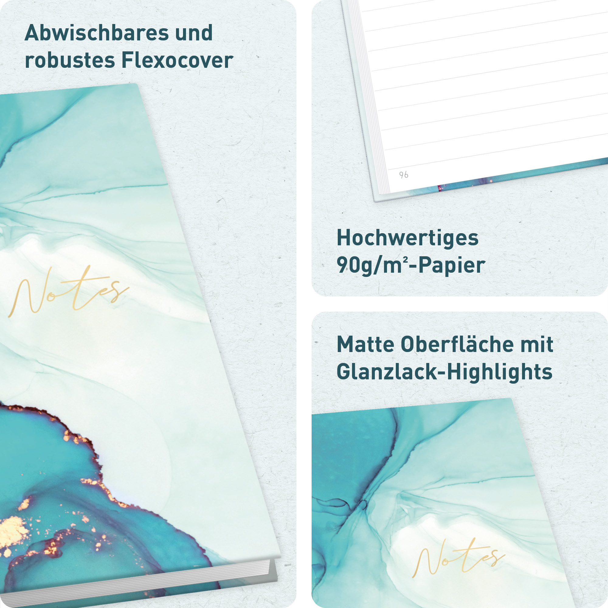 Artikelbild 2 des Artikels “Trendstuff Notizbuch A5 liniert 