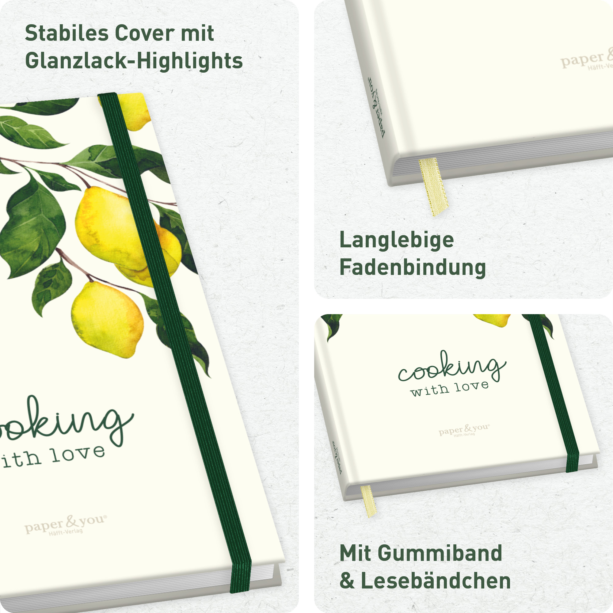 Artikelbild 2 des Artikels “paper&you Journal dotted A5 [Cooking with Love] “