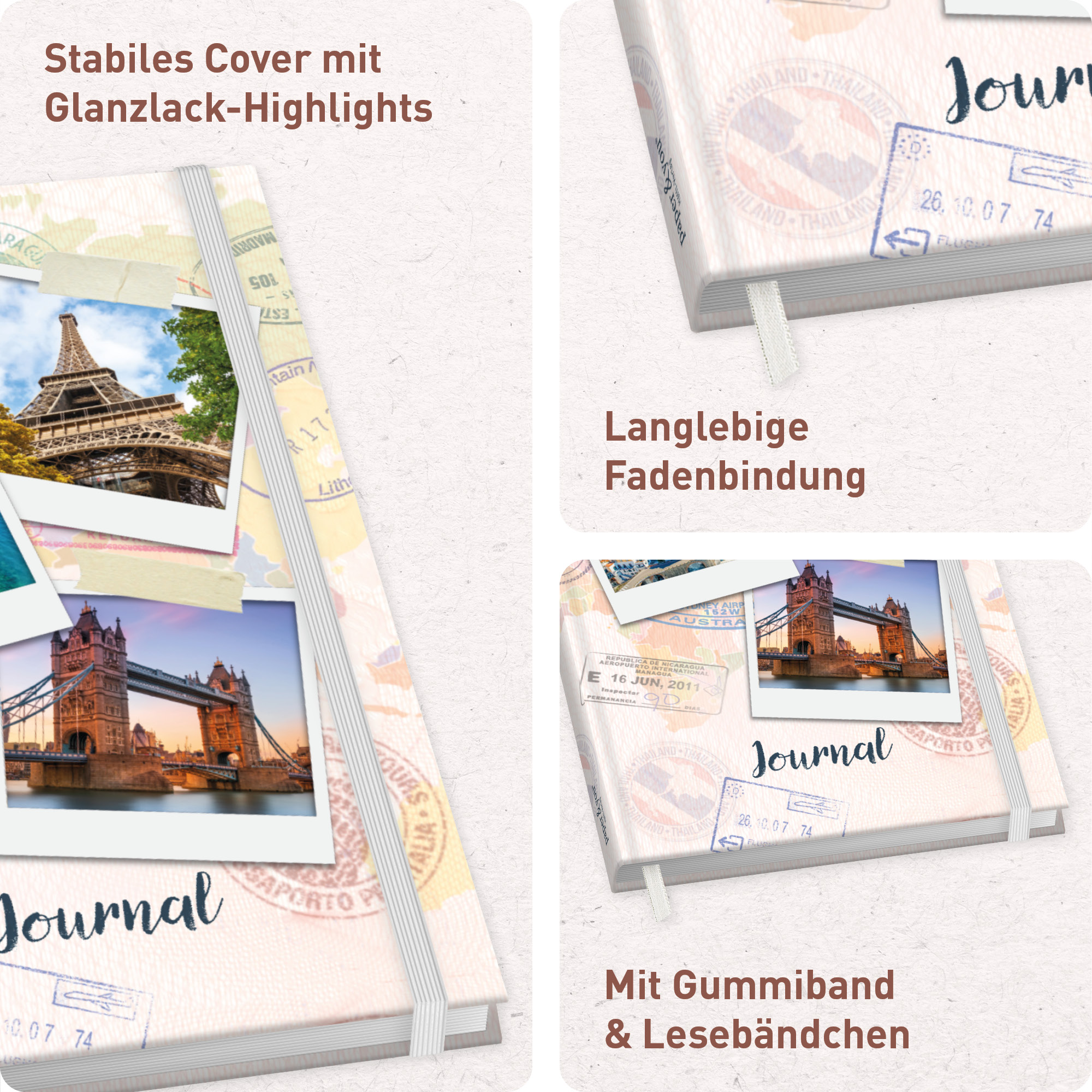 Artikelbild 2 des Artikels “paper&you Journal dotted A5 [Travel Memories] “