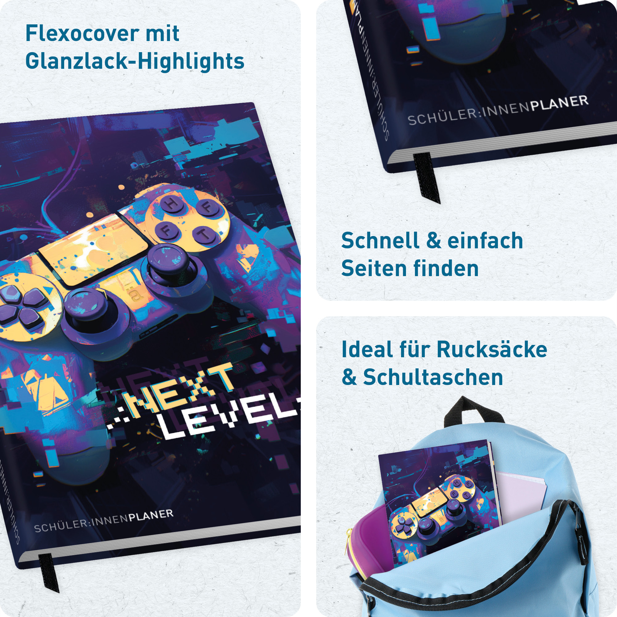 Artikelbild 2 des Artikels “Schulstuff Schülerplaner A5 [Gaming] “