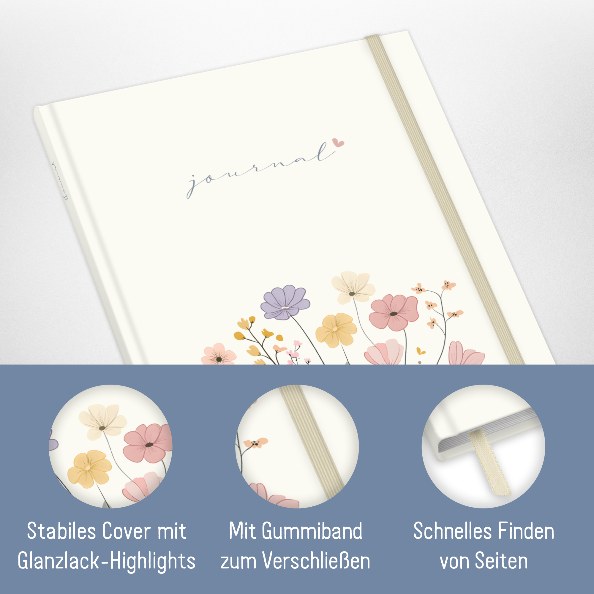 Artikelbild 2 des Artikels “paper&you Journal A4+  [Flower Joy] “