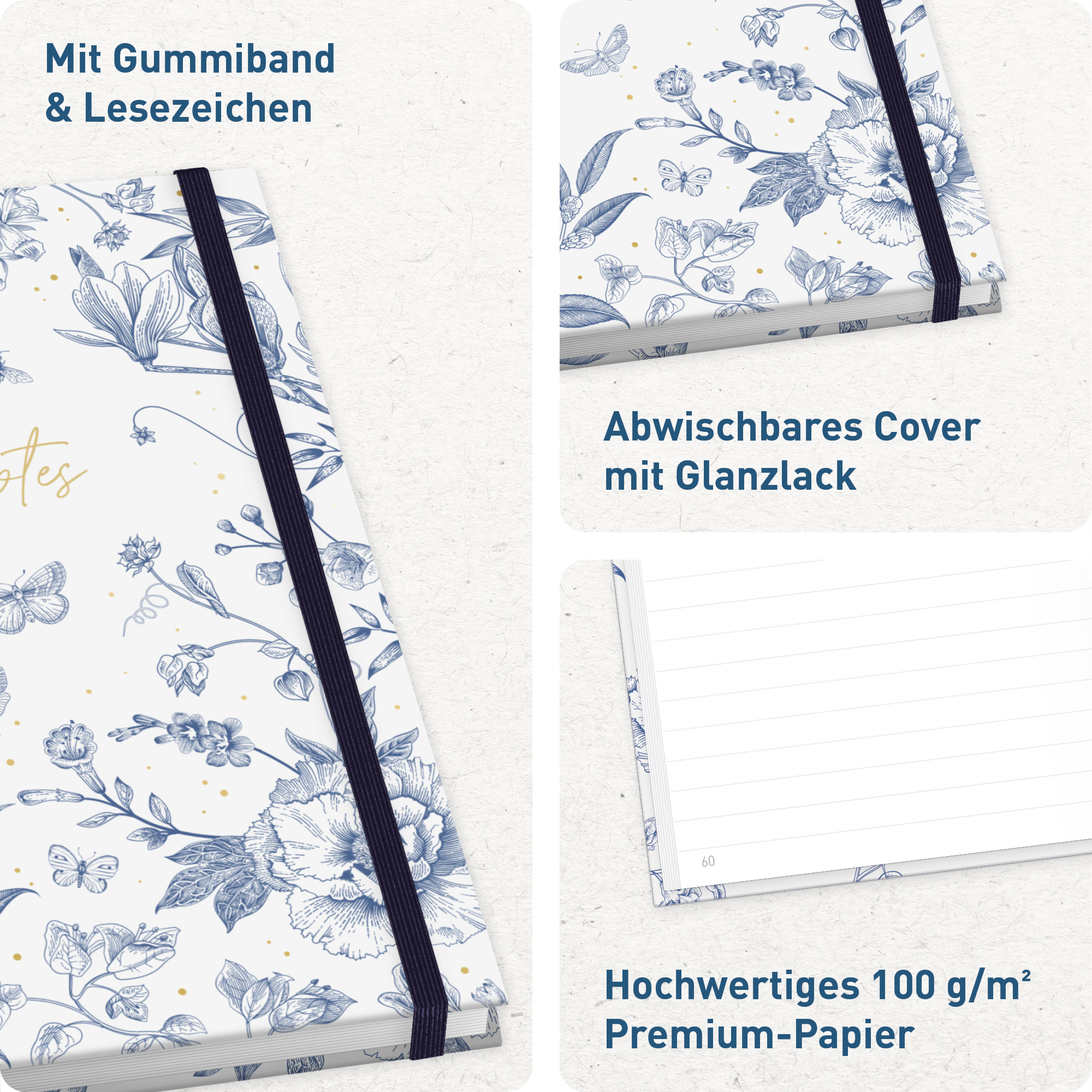 Artikelbild 2 des Artikels “paper&you Notizbuch A5+ liniert [Fine Style] “